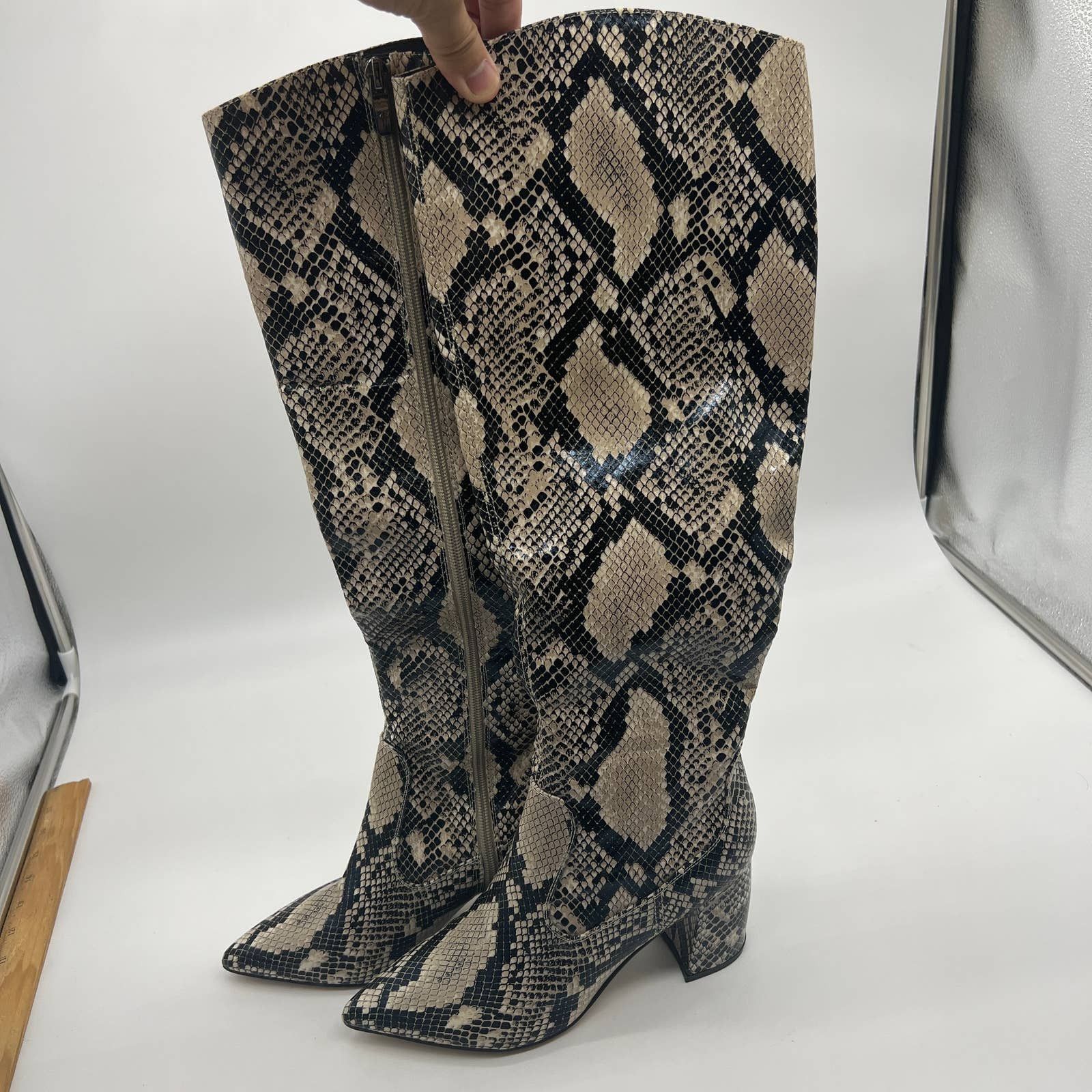 marc fisher snake boots