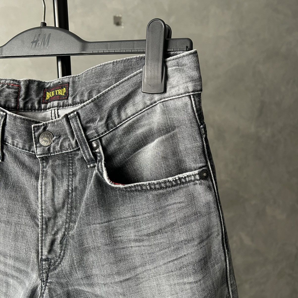 Edwin Vintage Edwin Blue Trip Washed Distressed Jeans Size US 30 / EU 46 - 12 Thumbnail