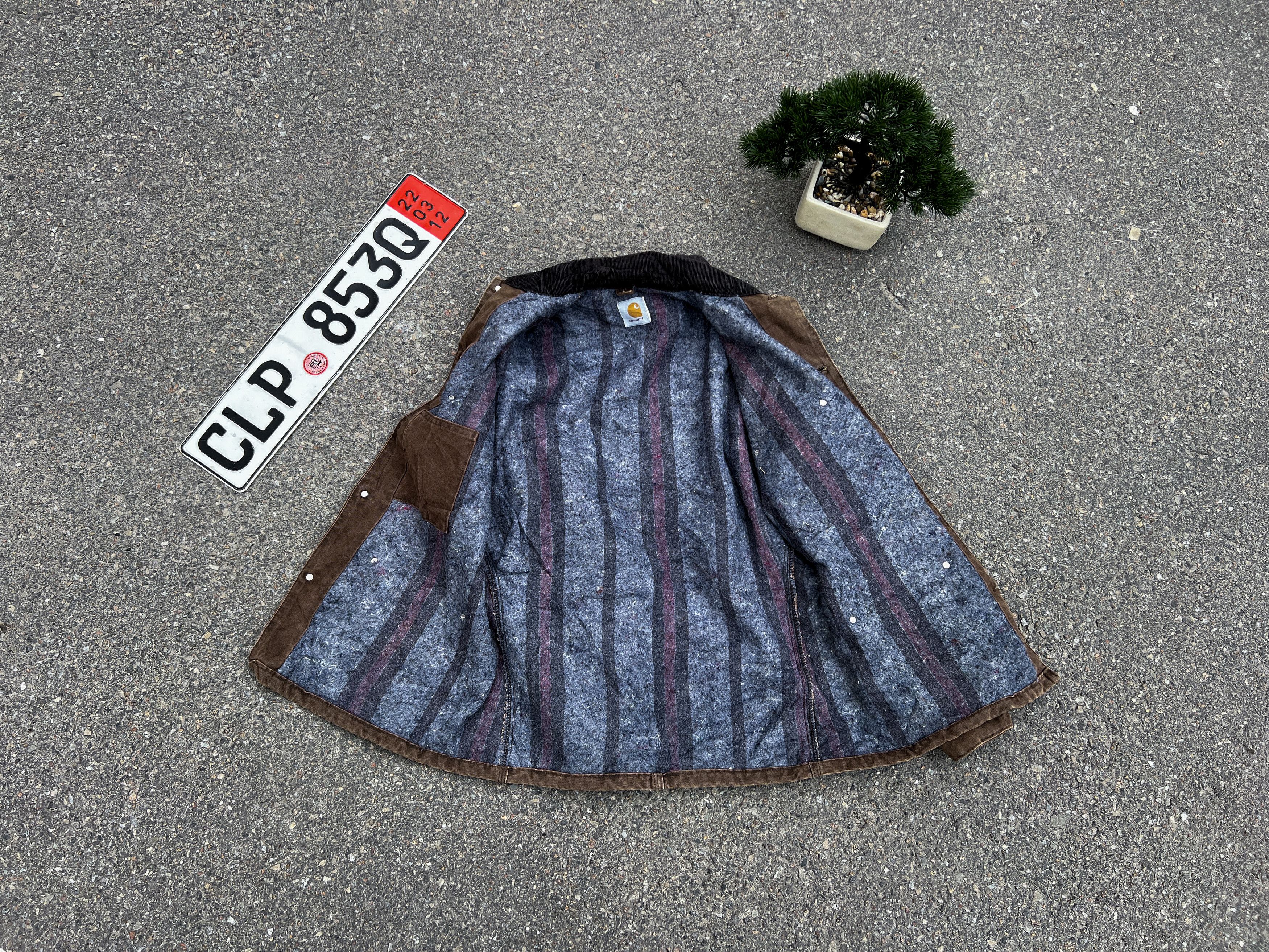 Carhartt 💲RARE💲Vintage Carhartt Chore Jacket Lined Brown M Size Size US M / EU 48-50 / 2 - 11 Thumbnail