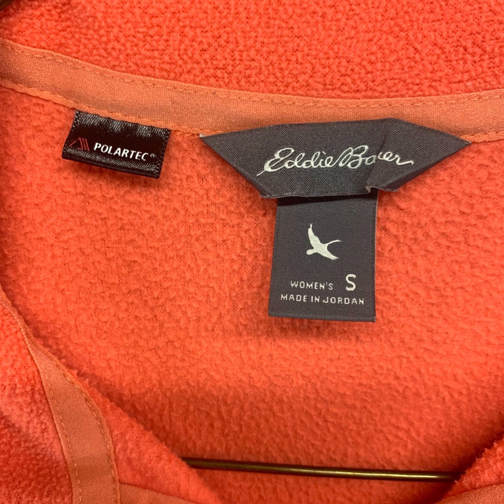 Eddie Bauer Eddie Bauer Jacket Womens Small Orange Pullover Fleece Polartec 1/4 Zip Active Size S / US 4 / IT 40 - 5 Thumbnail