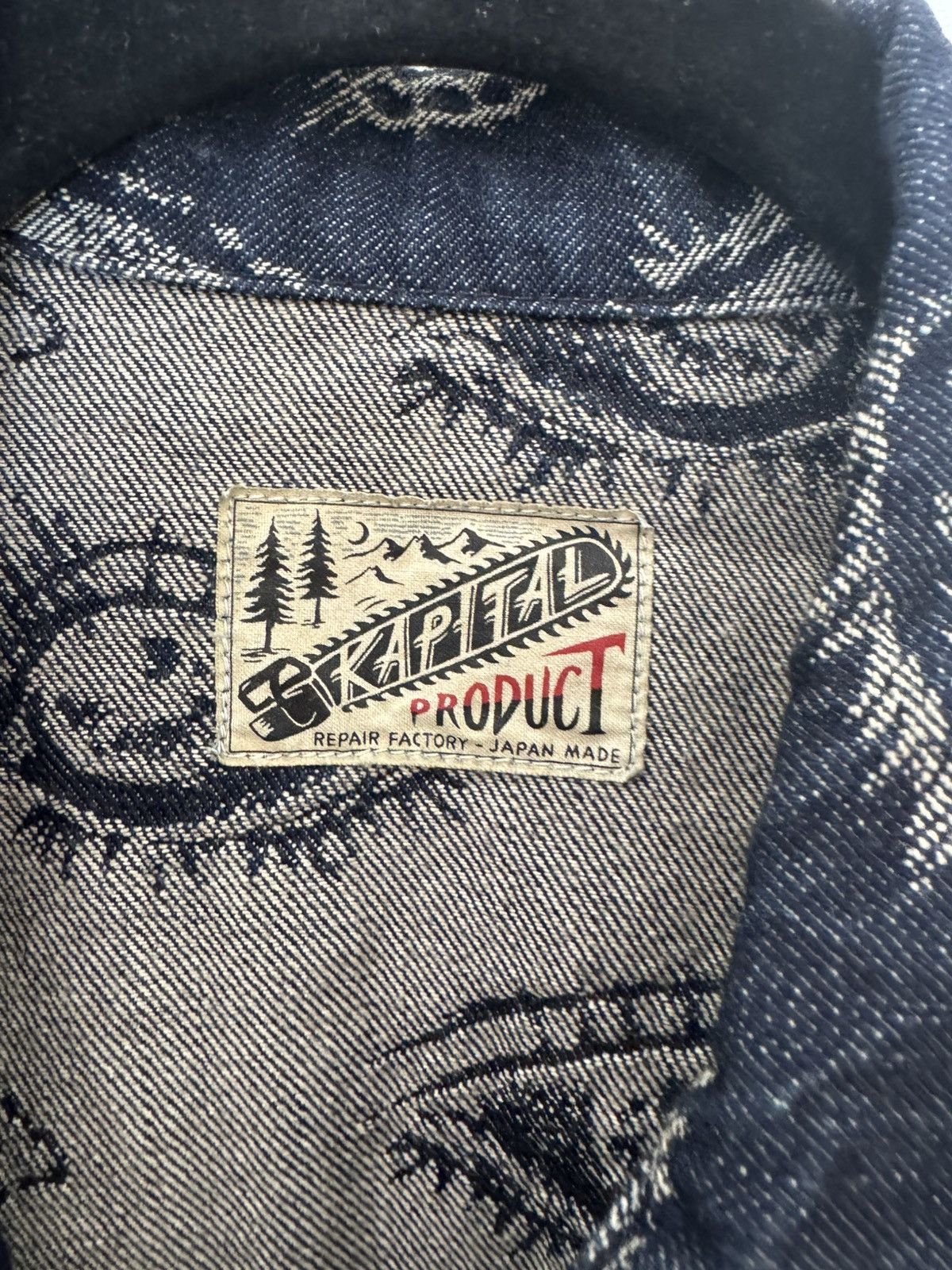 Kapital Kapital 12oz Speakeasy Denim Drizzler Indigo Jacket Size US M / EU 48-50 / 2 - 6 Thumbnail