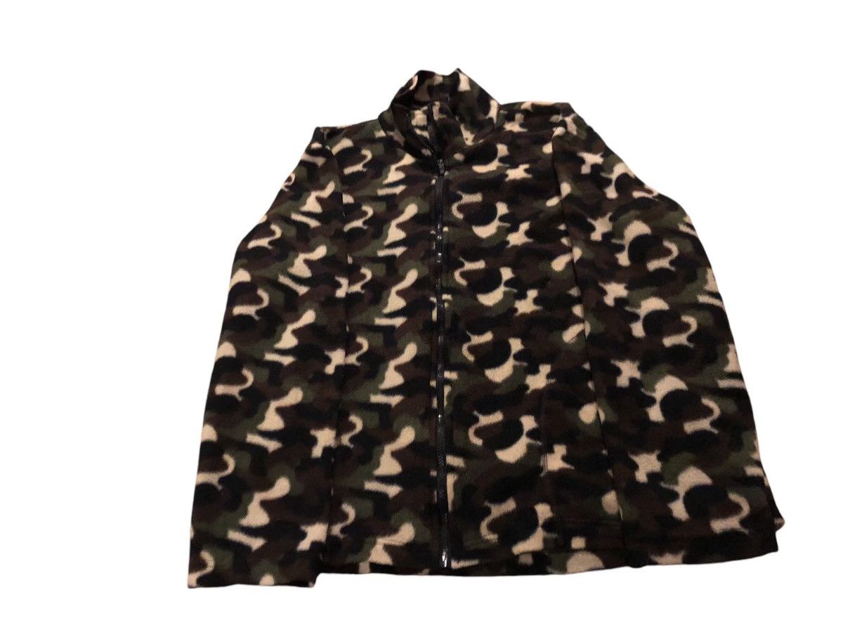 Other × Vintage Vintage Camo Fleece Zip Up Fleece S/M Size US M / EU 48-50 / 2 - 1 Thumbnail