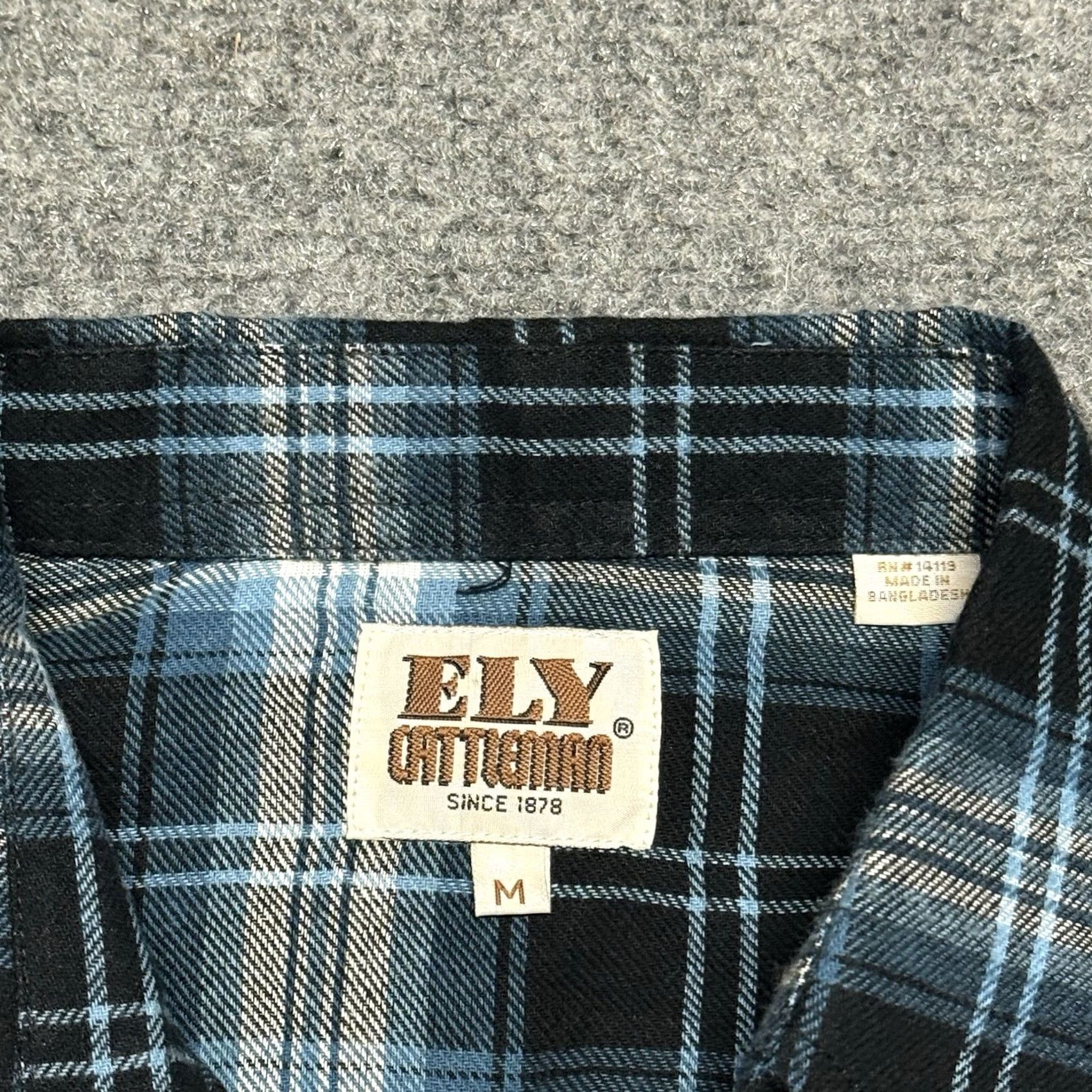 Vintage VINTAGE Ely Cattleman Shirt Mens M Blue Western Pearl Snap Cowboy Rodeo Long Sleeve NWT Size US M / EU 48-50 / 2 - 3 Thumbnail