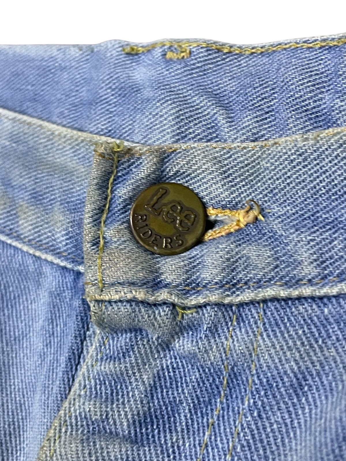 Lee × Vintage Vintage 60s 70s Lee Riders Muddy Jeans Size US 32 / EU 48 - 20 Thumbnail