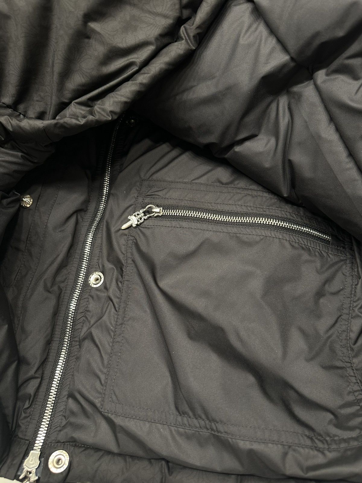 Chrome Hearts 🔥Chrome Hearts Black Pattern Stiff V2 Puffer Down Jacket🔥 Size US XXL / EU 58 / 5 - 9 Thumbnail