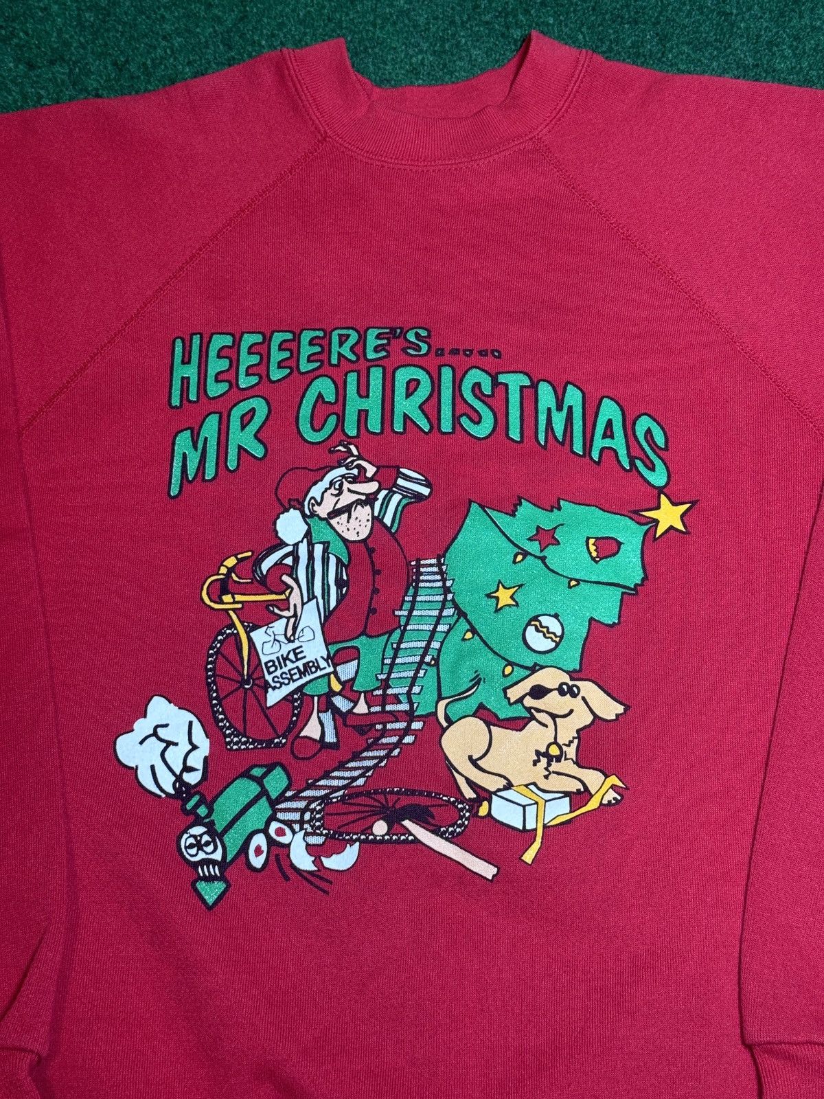 Tultex × Vintage Vintage 90s Mr. Christmas Santa Funny Sweatshirt Crewneck Size US L / EU 52-54 / 3 - 2 Thumbnail