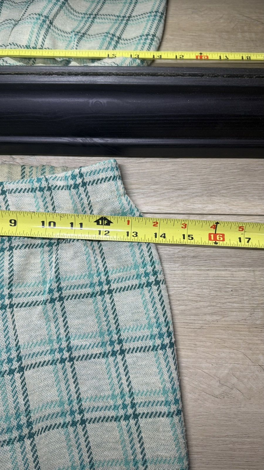 Other Vintage 1980s Women’s High Waisted Plaid Wide Legged Trouser Size 26" / US 2 / IT 38 - 5 Thumbnail