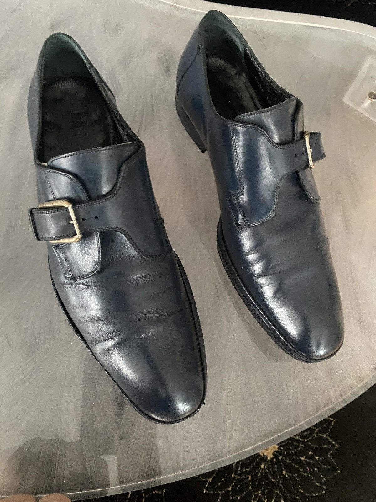 Christian Dior Monsieur Dior Blue shoes with buckle Size US 10.5 / EU 43-44 - 3 Thumbnail