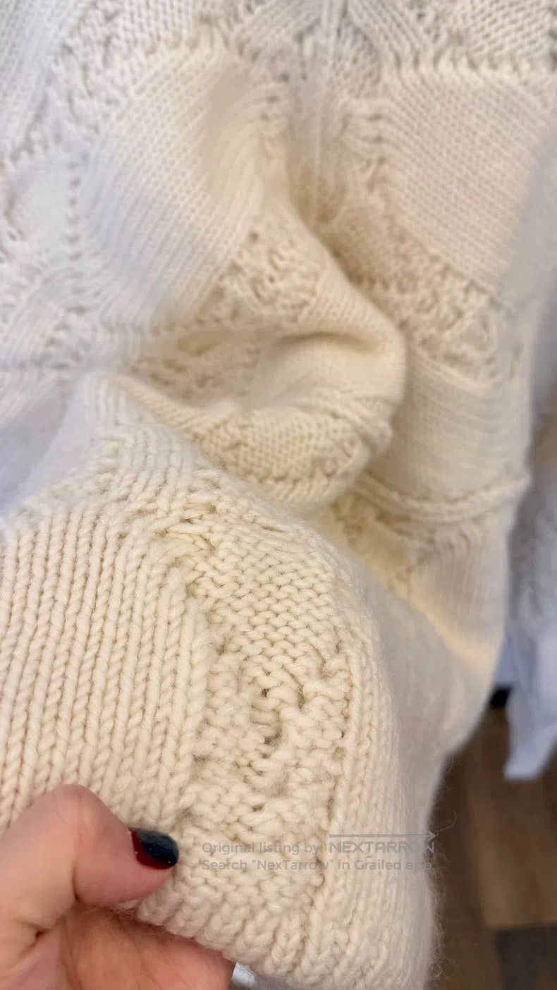 Jil Sander Jil Sander Hand-knitted patterned sweater Size M / US 6-8 / IT 42-44 - 9 Thumbnail