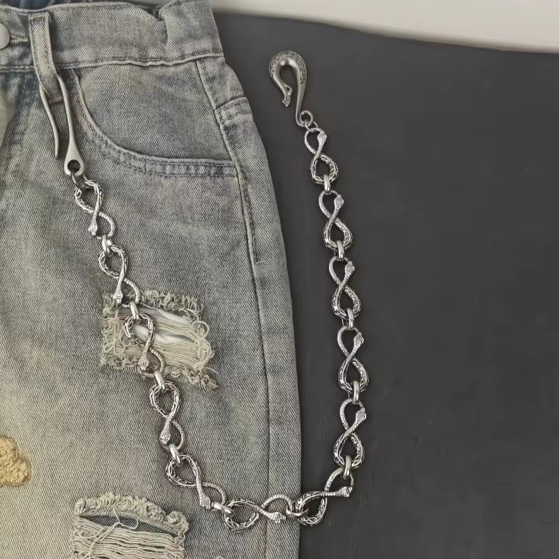Jewelry Small Snake Retro Wallet Chain Size ONE SIZE - 3 Thumbnail