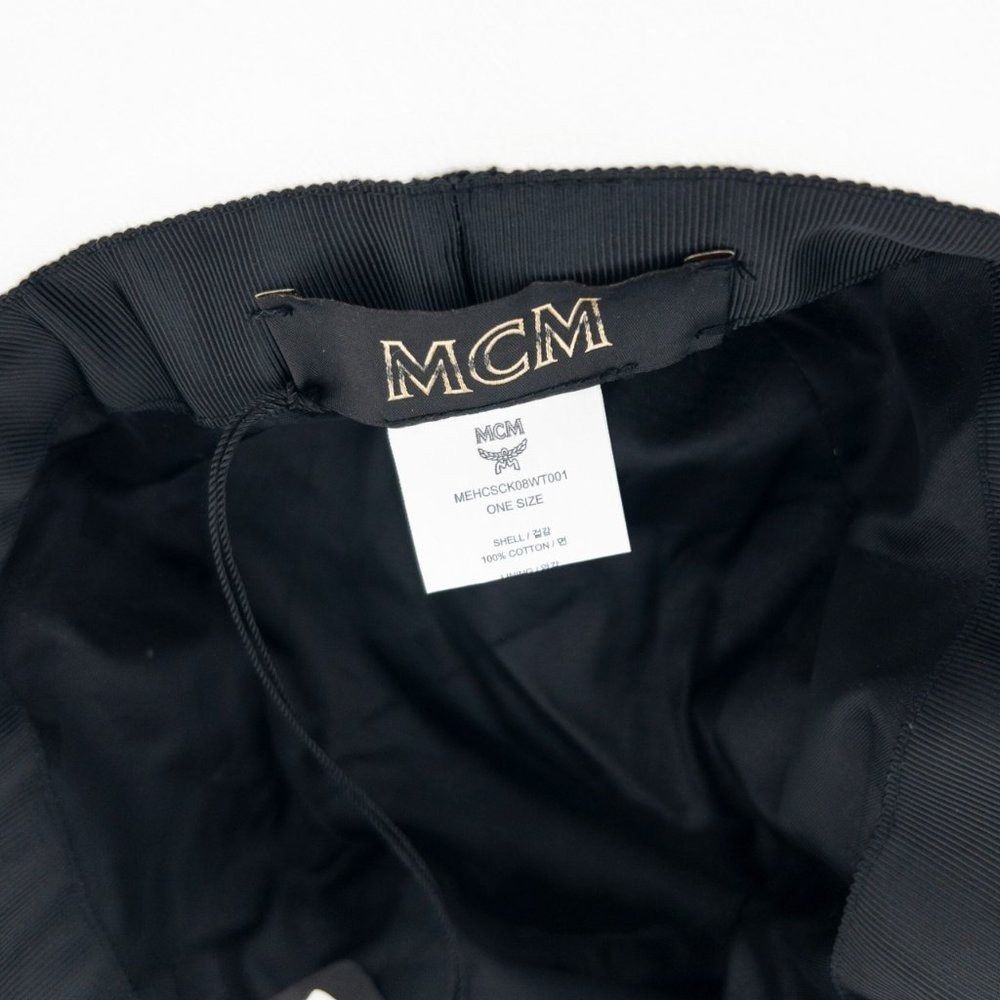 MCM MCM Cubic Logo Jacquard White Bucket Hat Size ONE SIZE - 6 Thumbnail