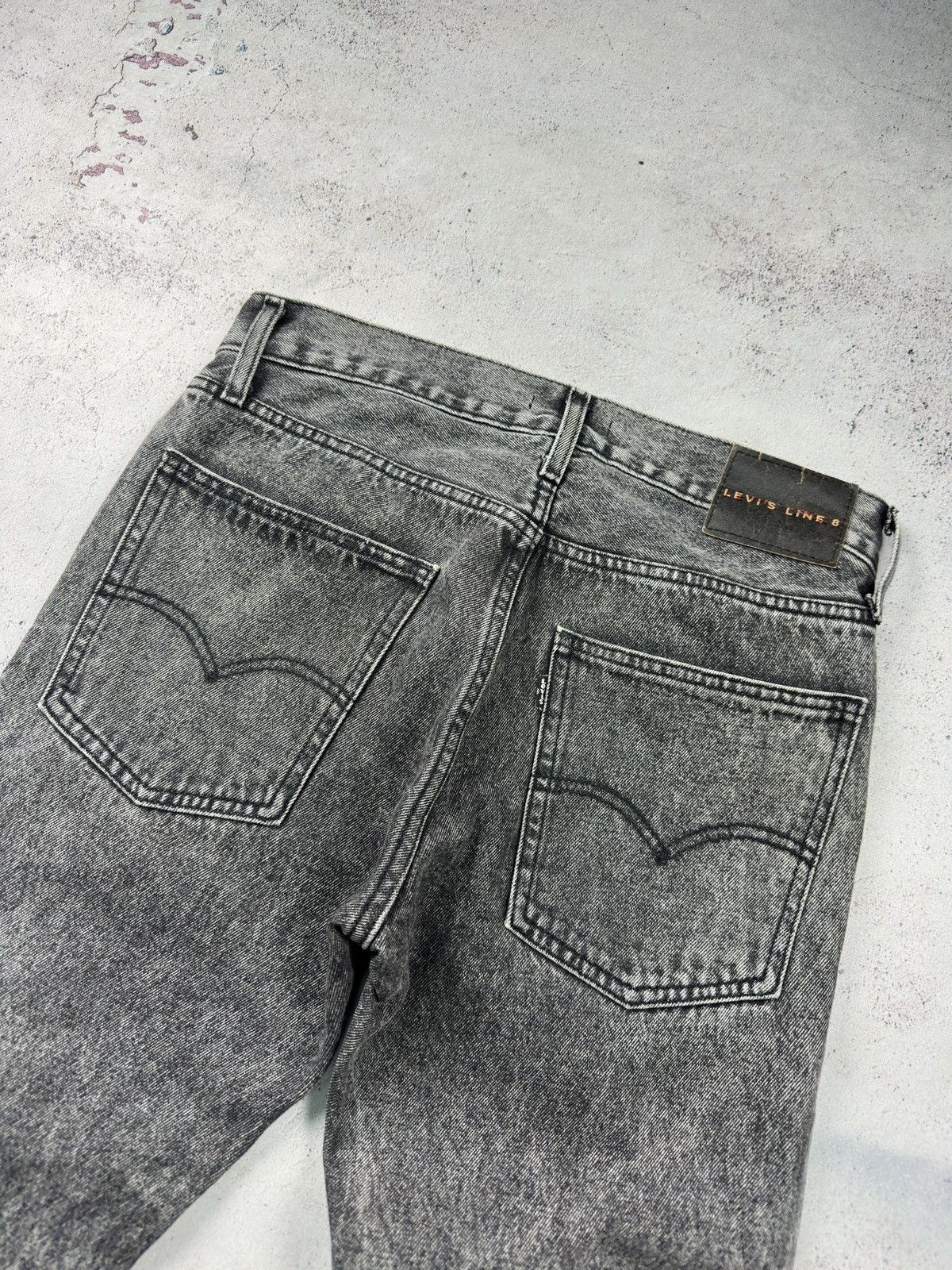 Levi's Levis Line 8 Gray Denim Jeans Size 32/30 Size US 30 / EU 46 - 3 Thumbnail
