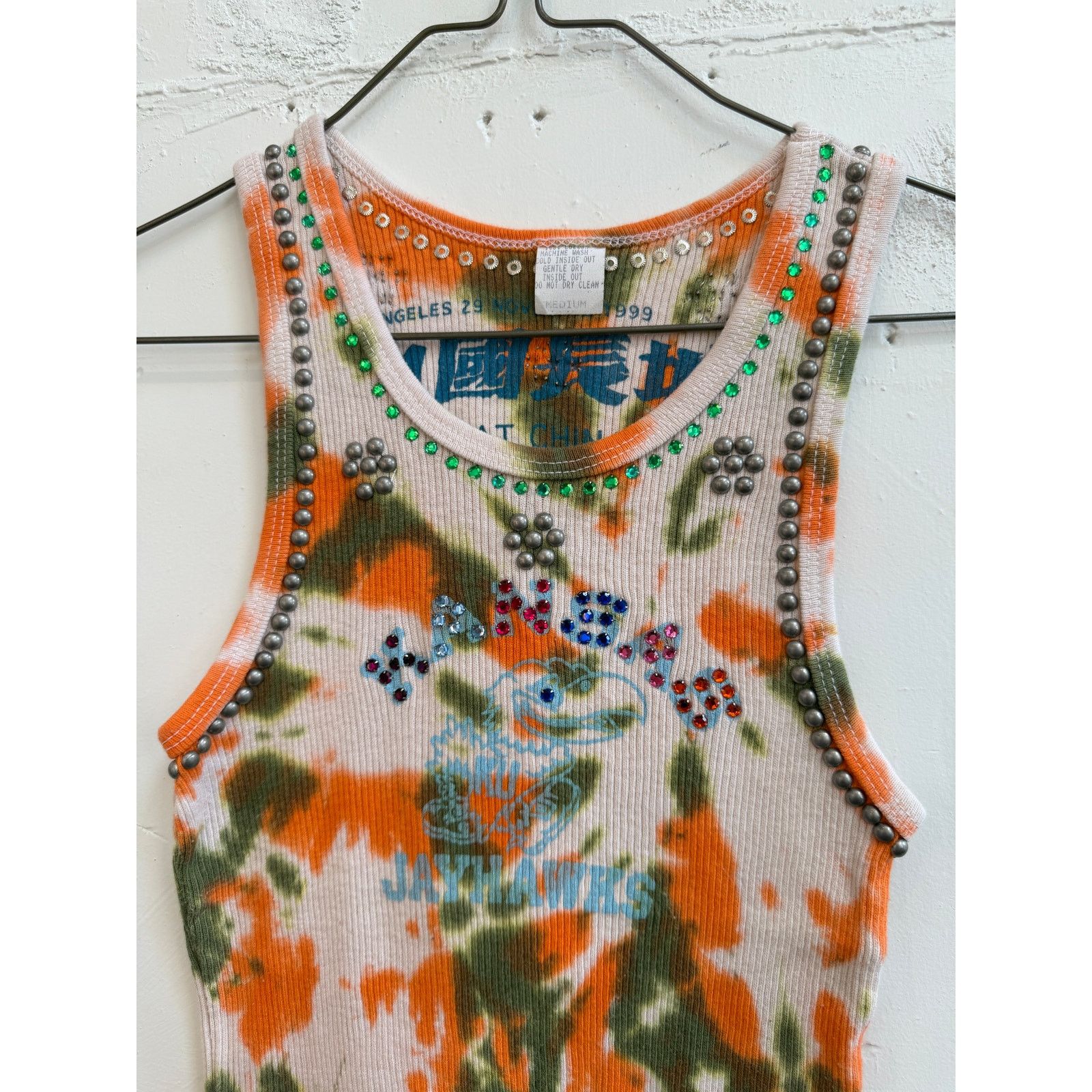The Great China Wall Great China Wall x Hot Mess Tie Dye Studded Tank Top Size M / US 6-8 / IT 42-44 - 2 Thumbnail