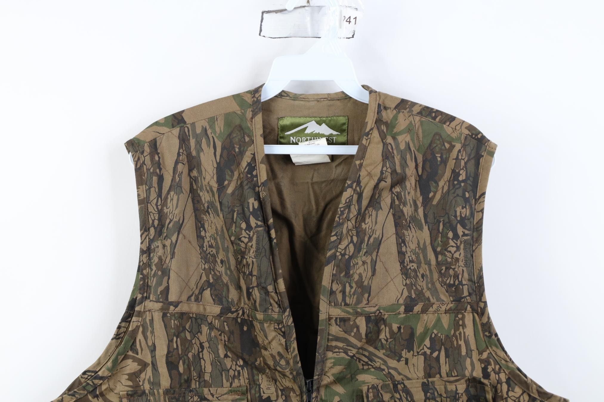 Vintage Vintage 90s Y2K Streetwear Camouflage Hunting Vest Jacket Size US L / EU 52-54 / 3 - 2 Thumbnail