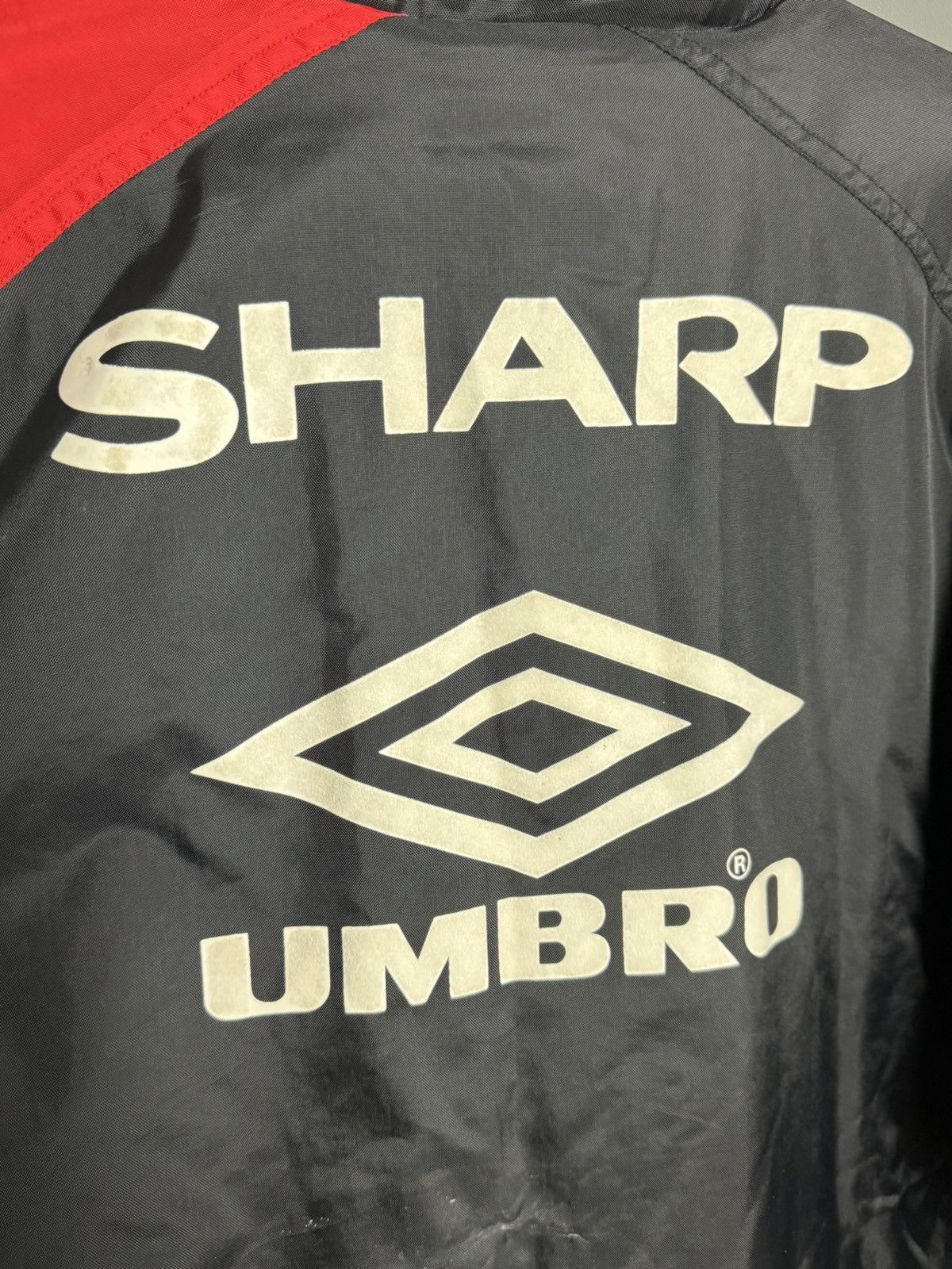 Umbro Vintage Manchester United 1990’s Training Football Jacket Size US L / EU 52-54 / 3 - 4 Thumbnail