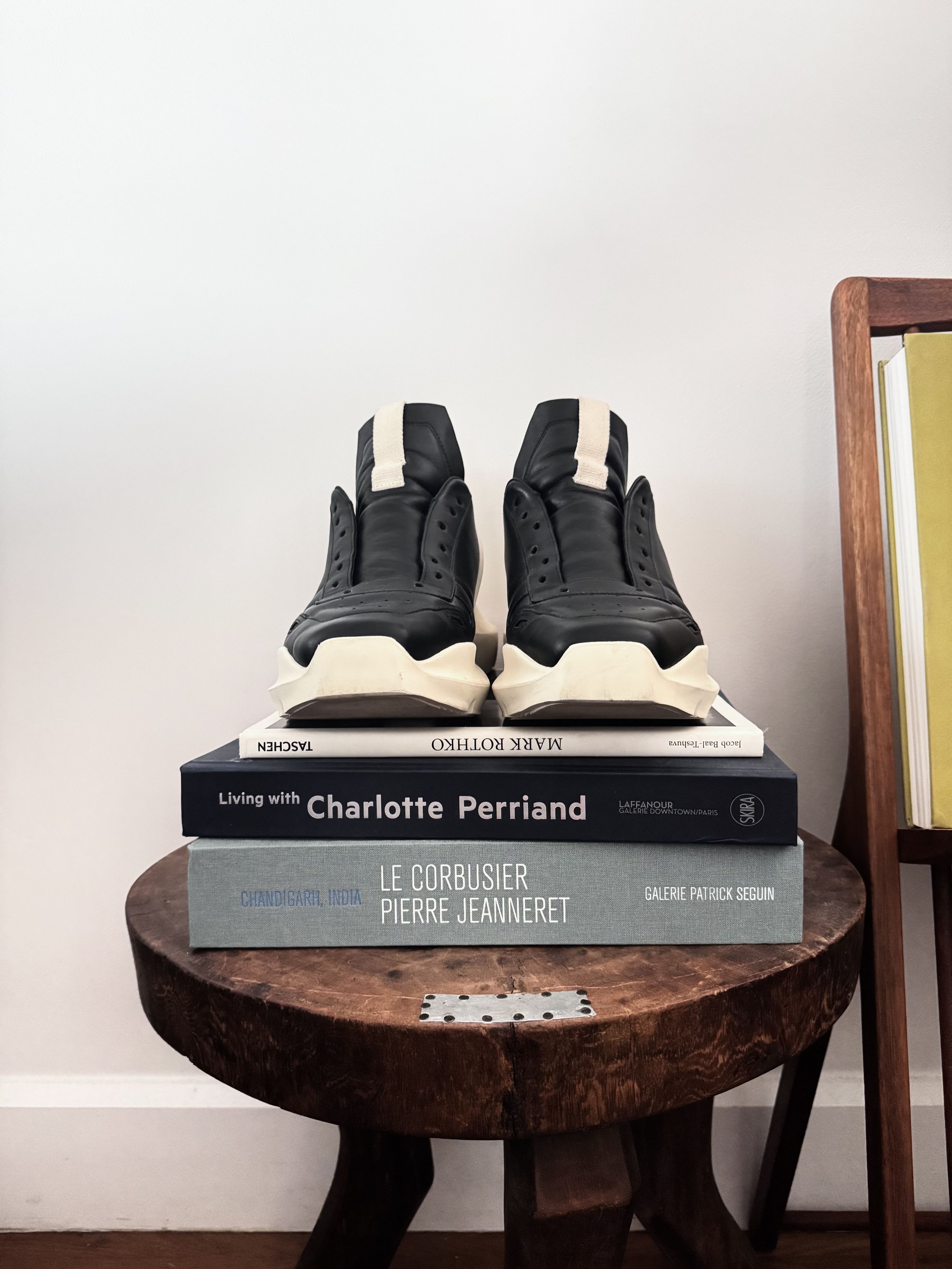 Rick Owens Geth Runners - Black / Milk Colorway