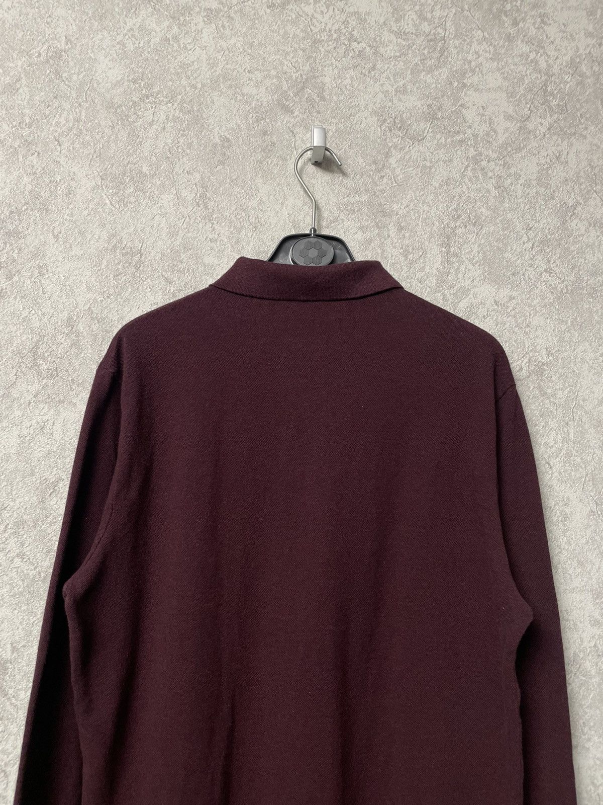 Polo Ralph Lauren Vintage Polo Ralph Lauren Burgundy Long Sleeve Polo Shirt Size US M / EU 48-50 / 2 - 13 Thumbnail