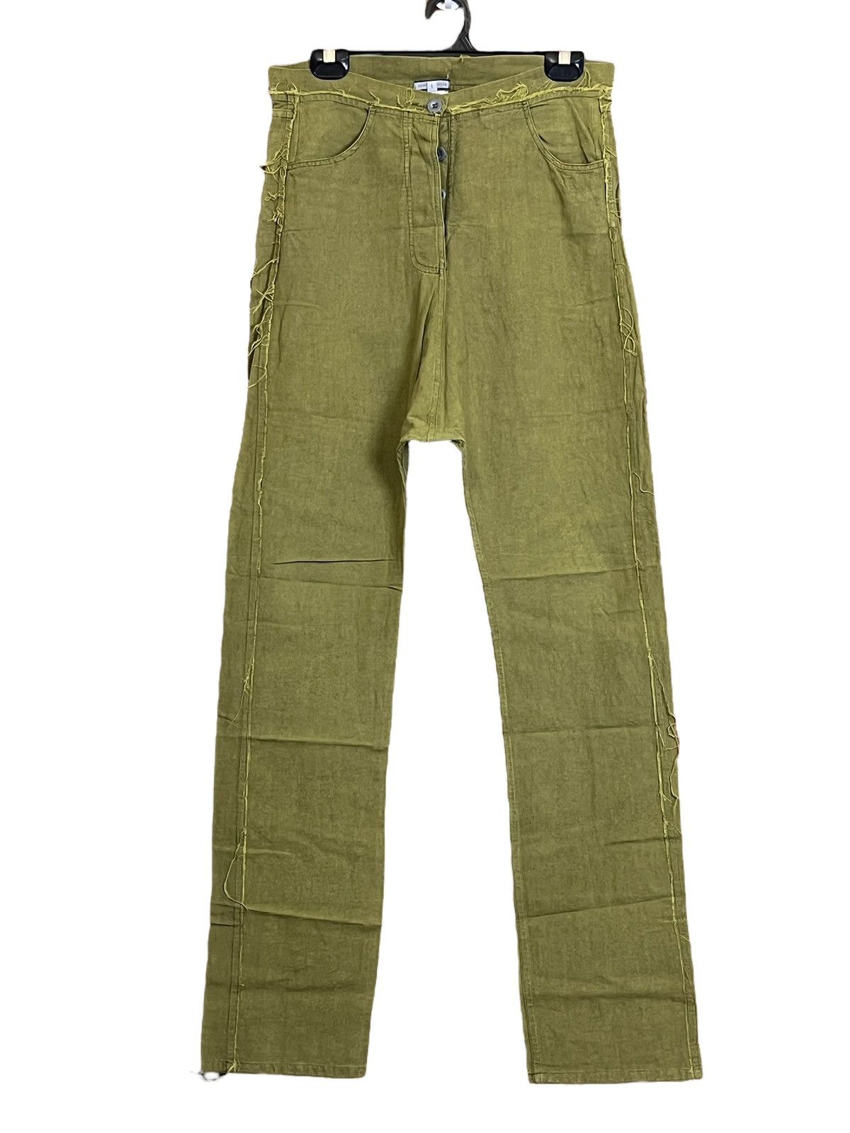 Marc Le Bihan MARC LE BIHAN GREEN OLIVE MADE IN FRANCE PANT Size US 30 / EU 46 - 2 Thumbnail