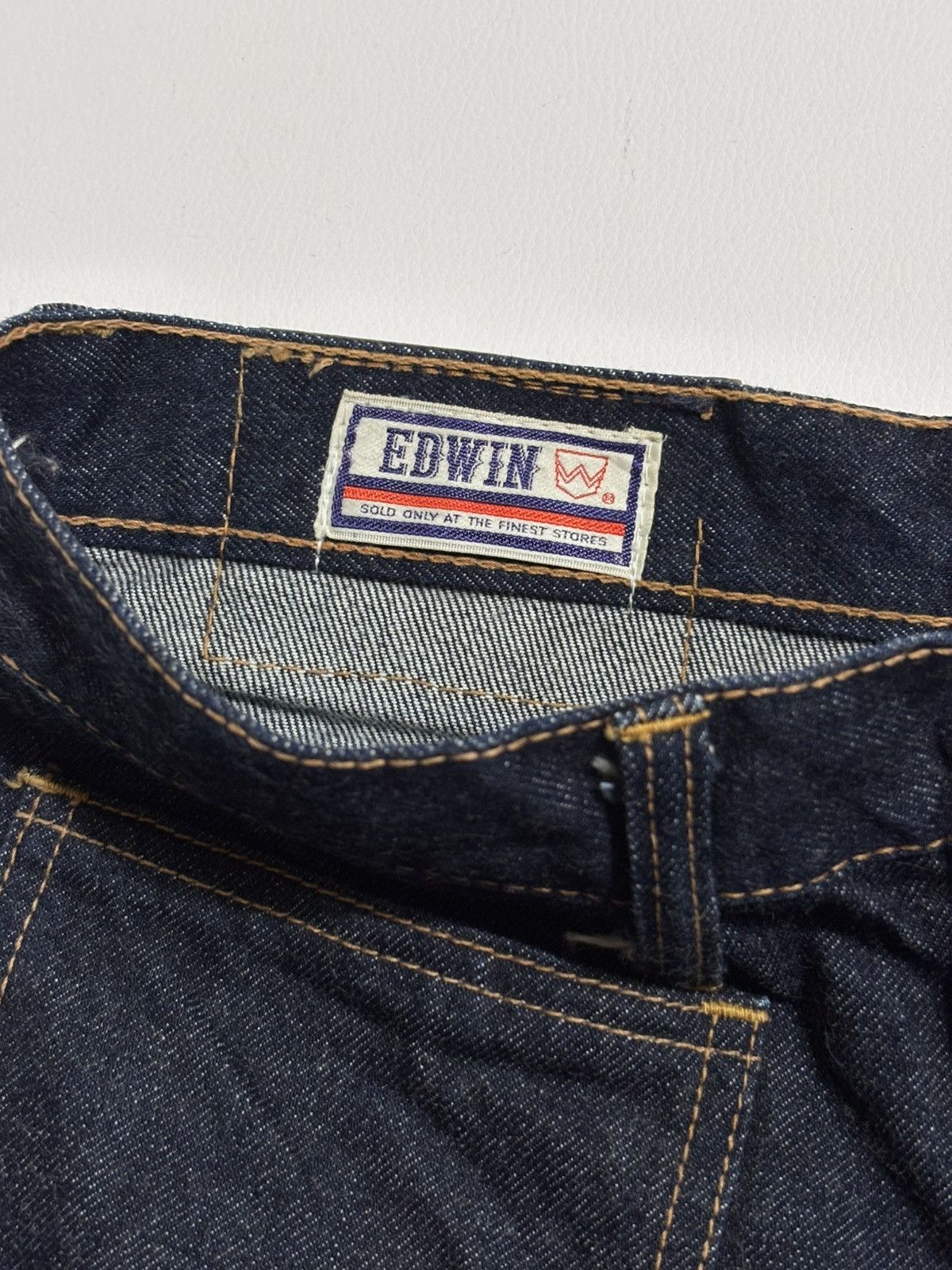 Edwin 📦 Vintage 1970s EDWIN Bell Bottom Raw Jeans Size US 32 / EU 48 - 6 Thumbnail