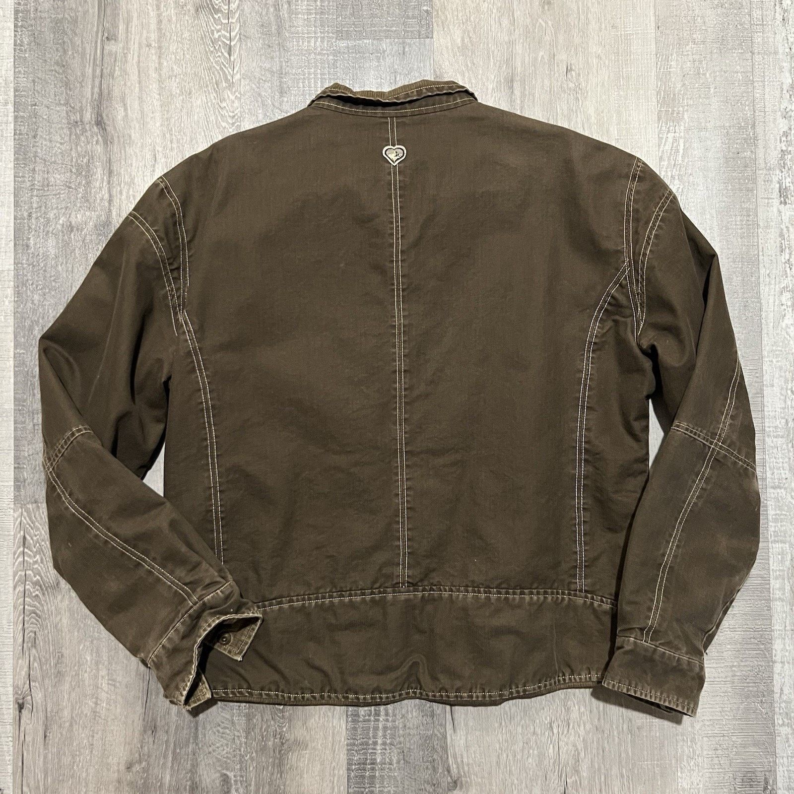 Kuhl KUHL Burr Jacket Womens XL Brown Vintage Patina Dye Canvas Size XL / US 12-14 / IT 48-50 - 3 Thumbnail