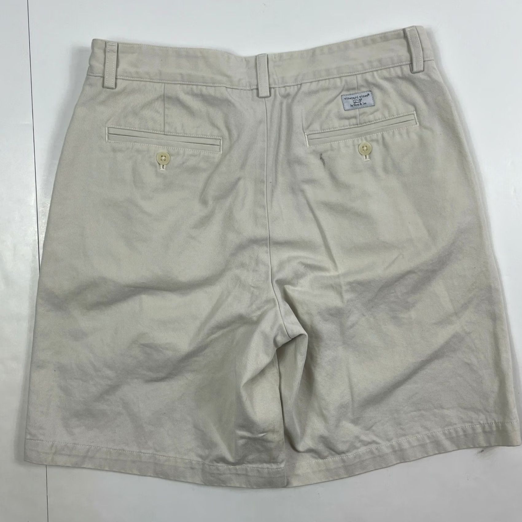 Vineyard Vines Vineyard Vines Shorts Men's 32x8 Golf Chino Flat Front Casual Outdoor Beige Size US 32 / EU 48 - 7 Thumbnail