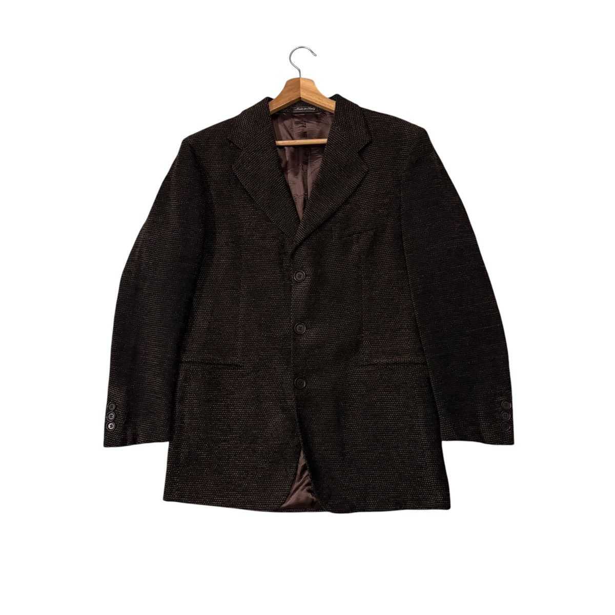Pal Zileri Pull Palzileri Wool Buttons Made In Italy Coat Jacket Size US M / EU 48-50 / 2 - 1 Thumbnail