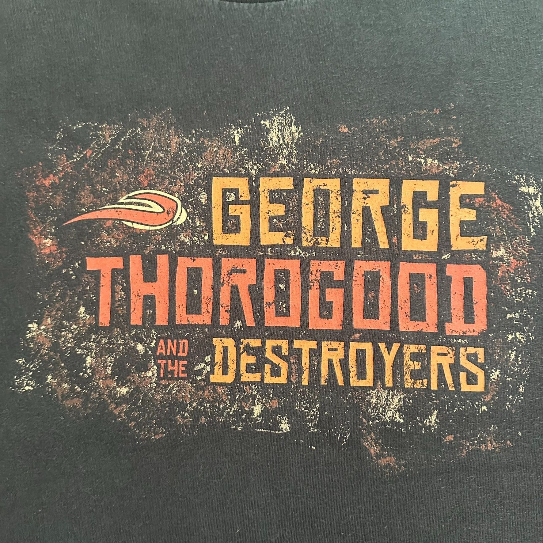 Delta Vintage Y2K George Thorogood Destroyers T-Shirt Blues Band T Size US XL / EU 56 / 4 - 2 Thumbnail