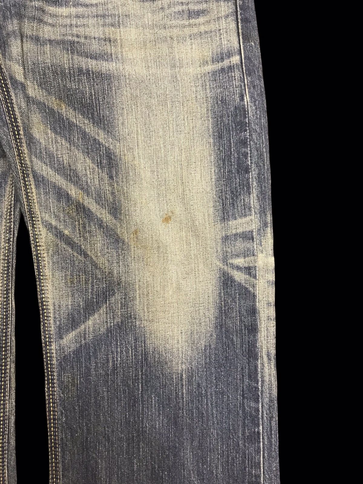 Edwin 💥BAGGY💥EDWIN 444XV Stone Wash Fades Denim F157 Size US 36 / EU 52 - 4 Thumbnail