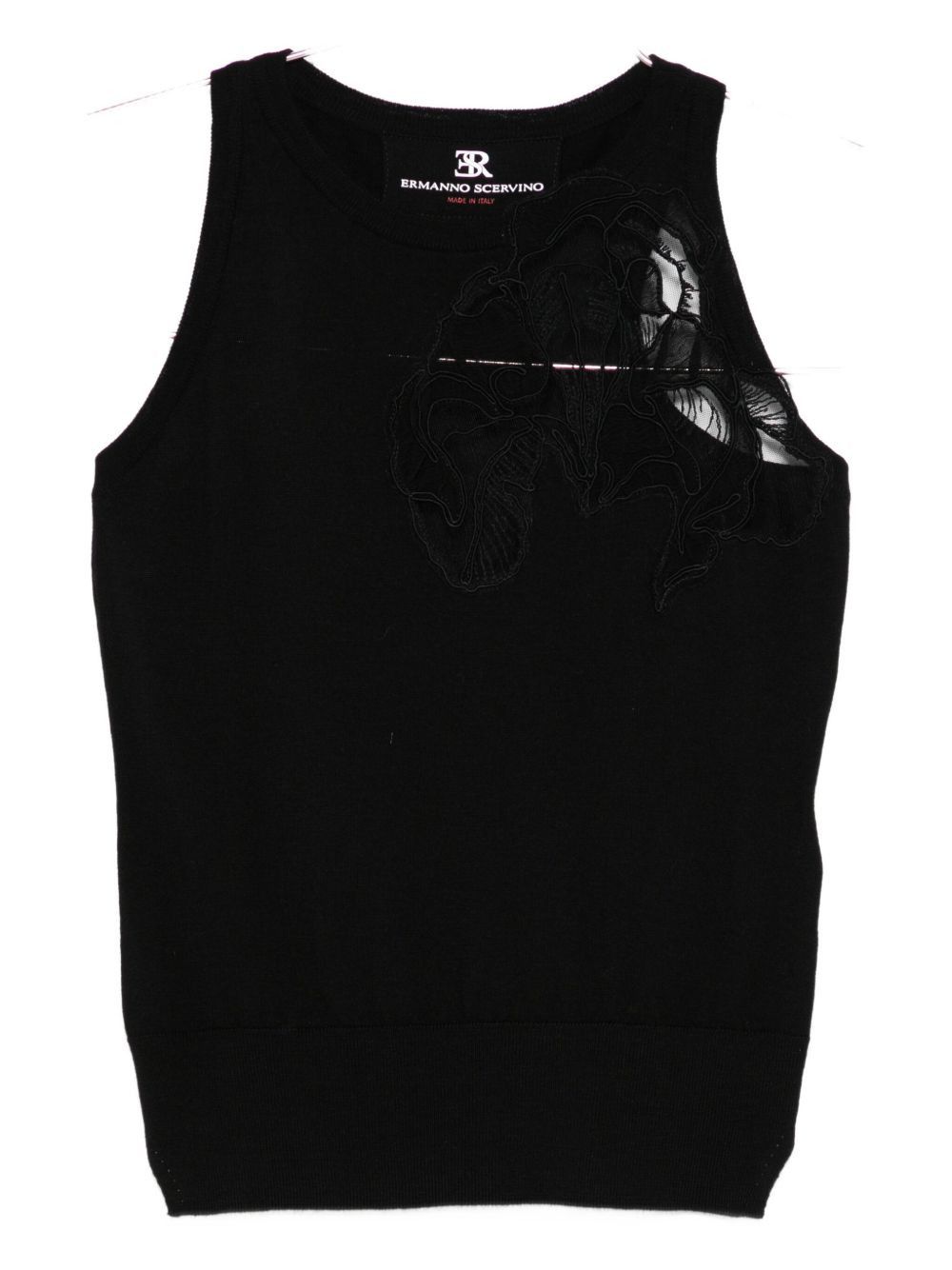 Ermanno Scervino WOOL TANK TOP Size XS / US 0-2 / IT 36-38 - 1 Thumbnail