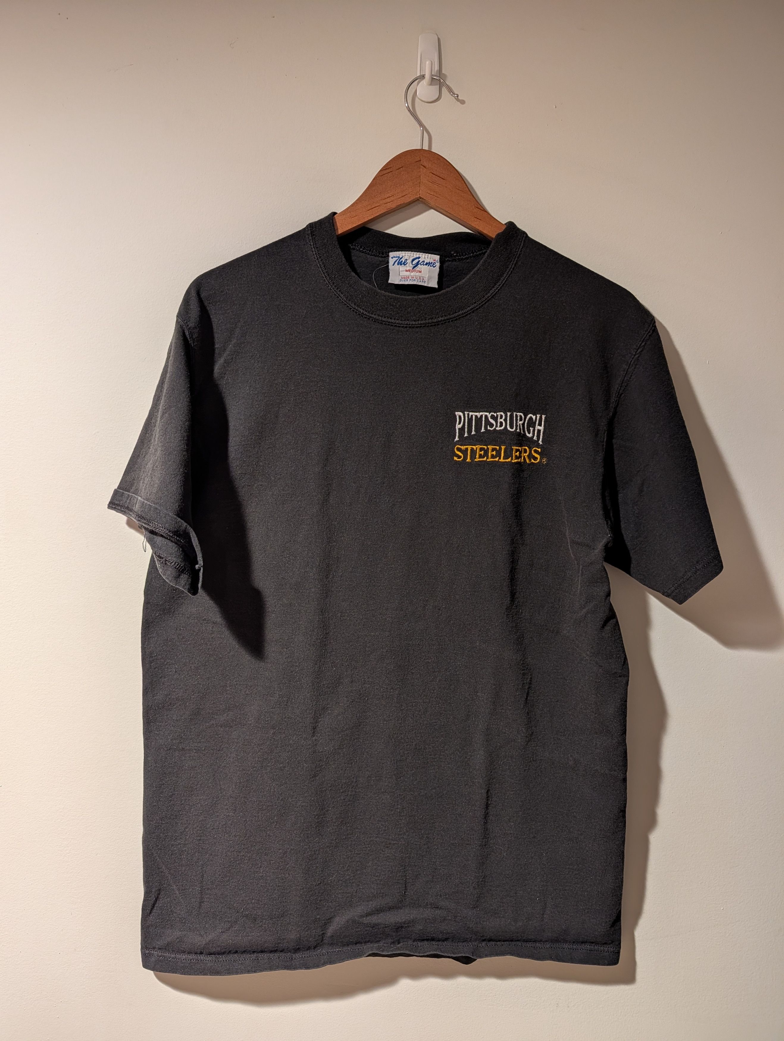 NFL Vintage 90s Pittsburgh Steelers NFL Football Game T-Shirt Size US M / EU 48-50 / 2 - 1 Thumbnail