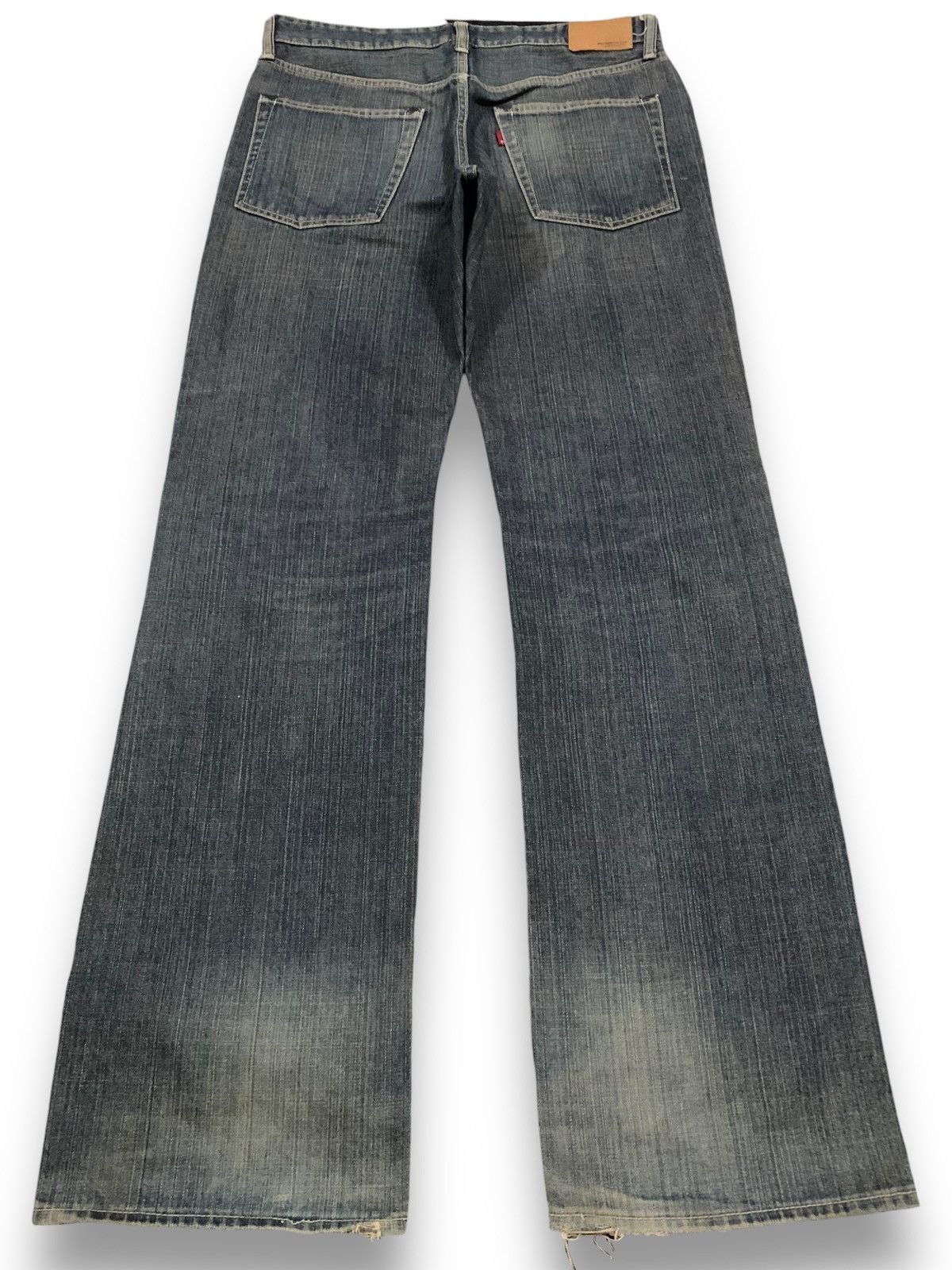 Japanese Brand Vintage Bobson Mud Wash Baggy Distressed Grunge Jeans Size US 32 / EU 48 - 2 Thumbnail