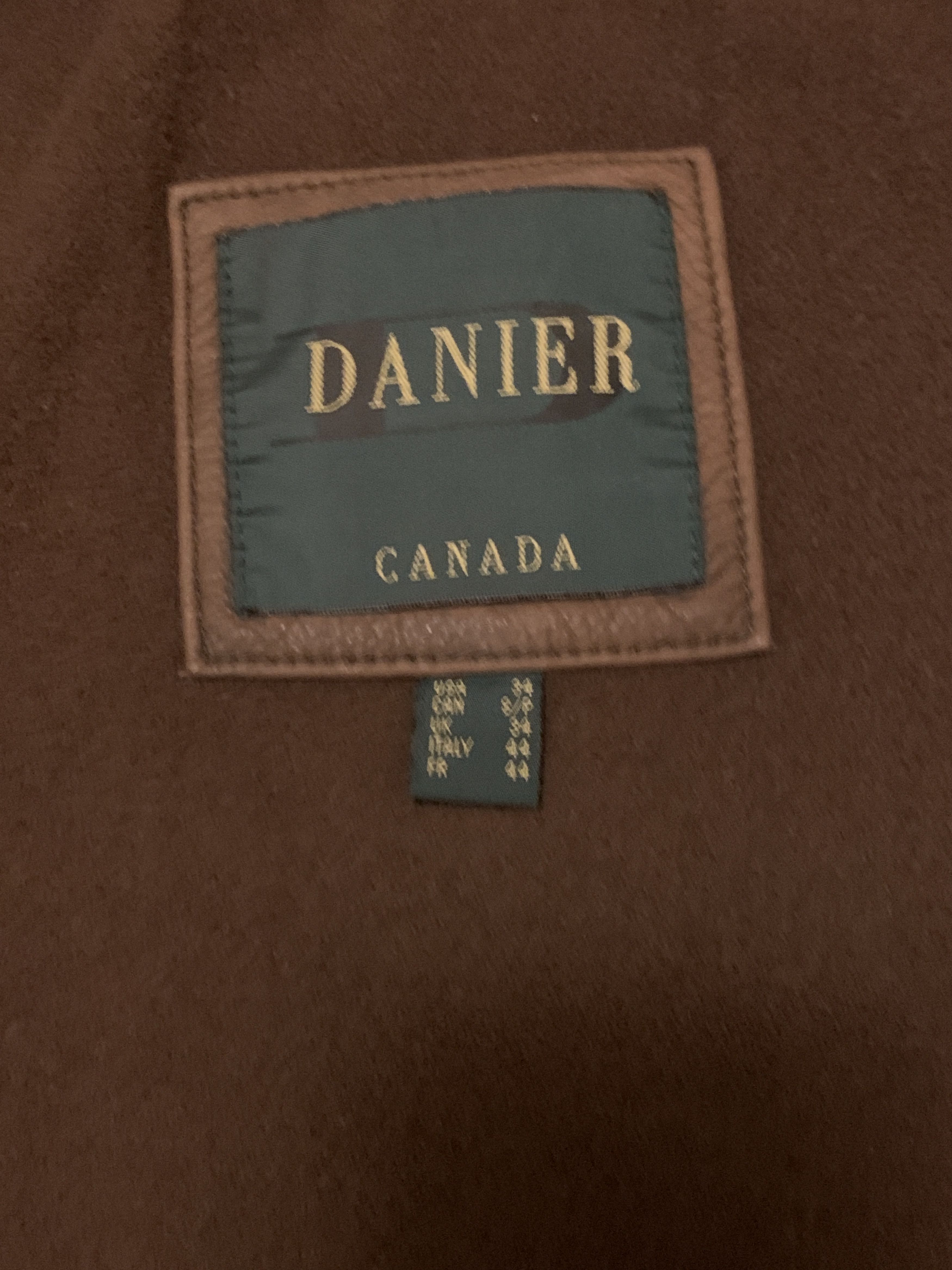 Danier Vintage Danier Genuine Leather Jacket (Brown, S) Size US S / EU 44-46 / 1 - 3 Thumbnail