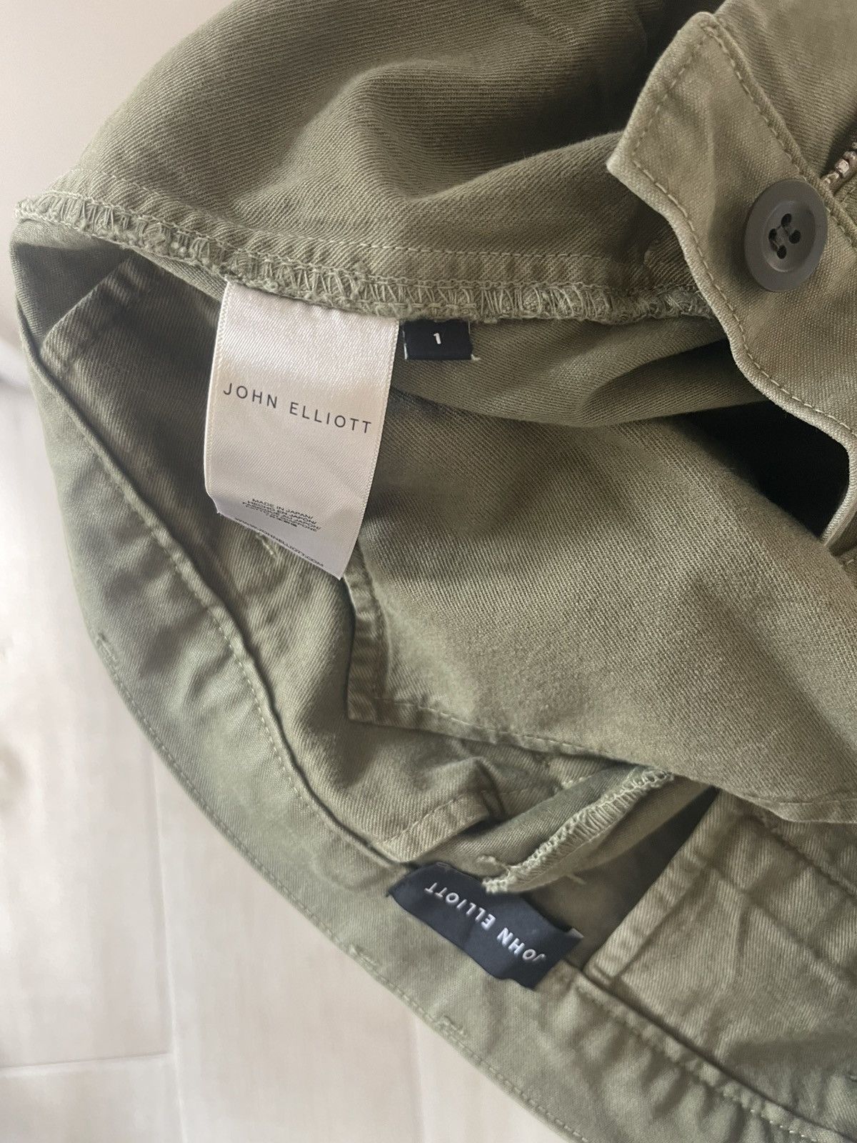 John Elliott John Elliott Techno Utility Cargo Pants Olive (size 30) Size US 30 / EU 46 - 4 Thumbnail