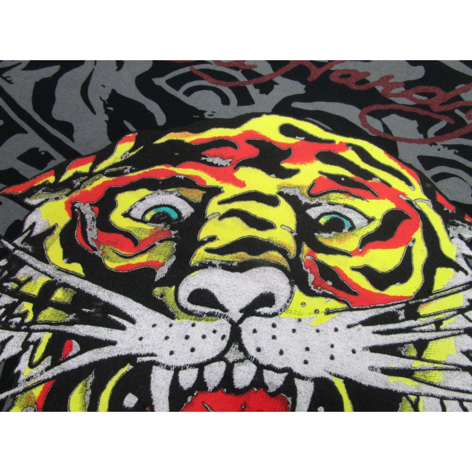 Ed Hardy VINTAGE ED HARDY Shirt Mens L Black Roaring Tiger Tattoo Graphic Don Ed Hardy Tee Size US L / EU 52-54 / 3 - 3 Thumbnail