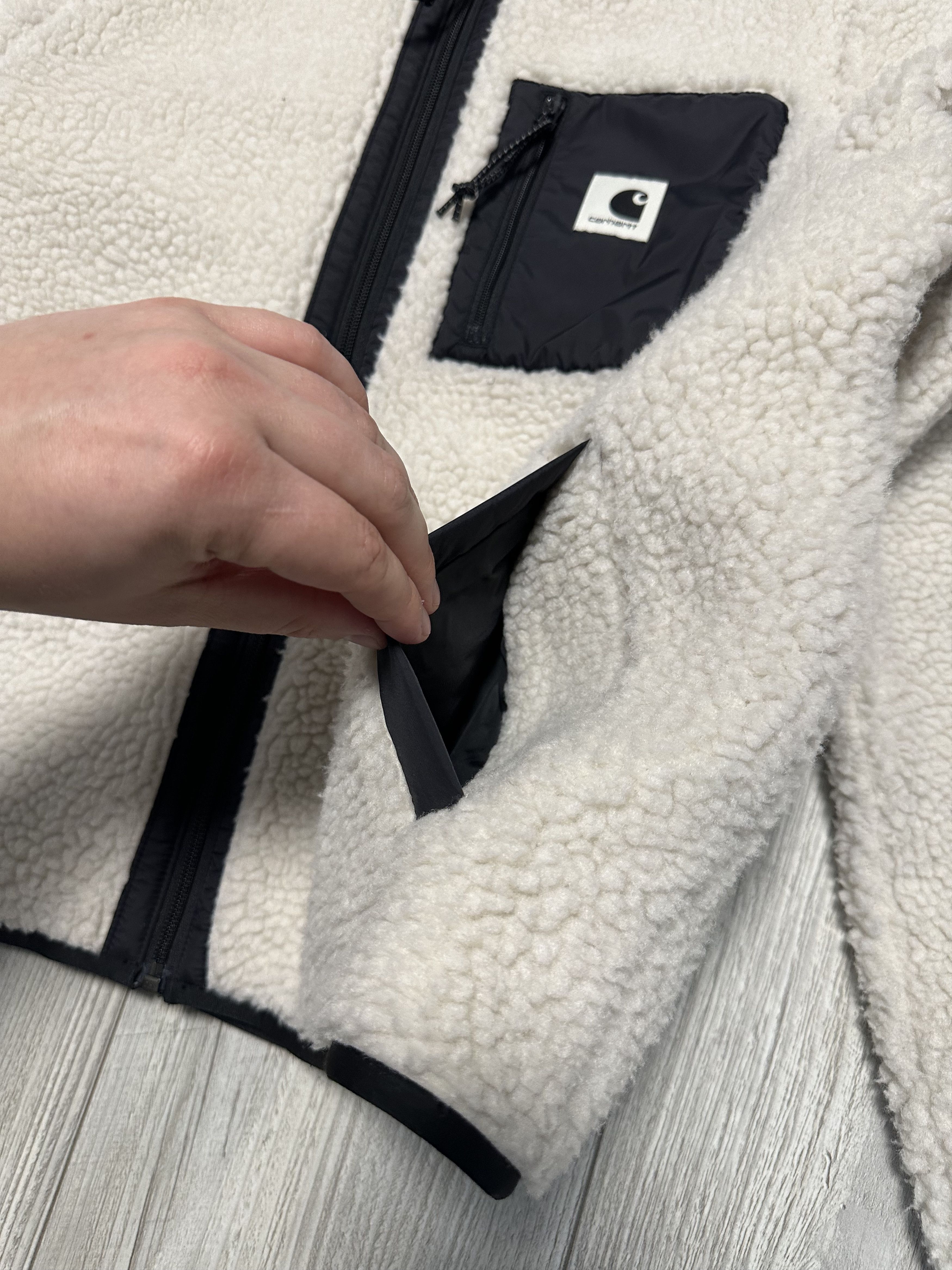 Carhartt Wip Women's CARHARTT WIP JANET FLEECE LINER (Pre Owned) Size XS Size XS / US 0-2 / IT 36-38 - 3 Thumbnail