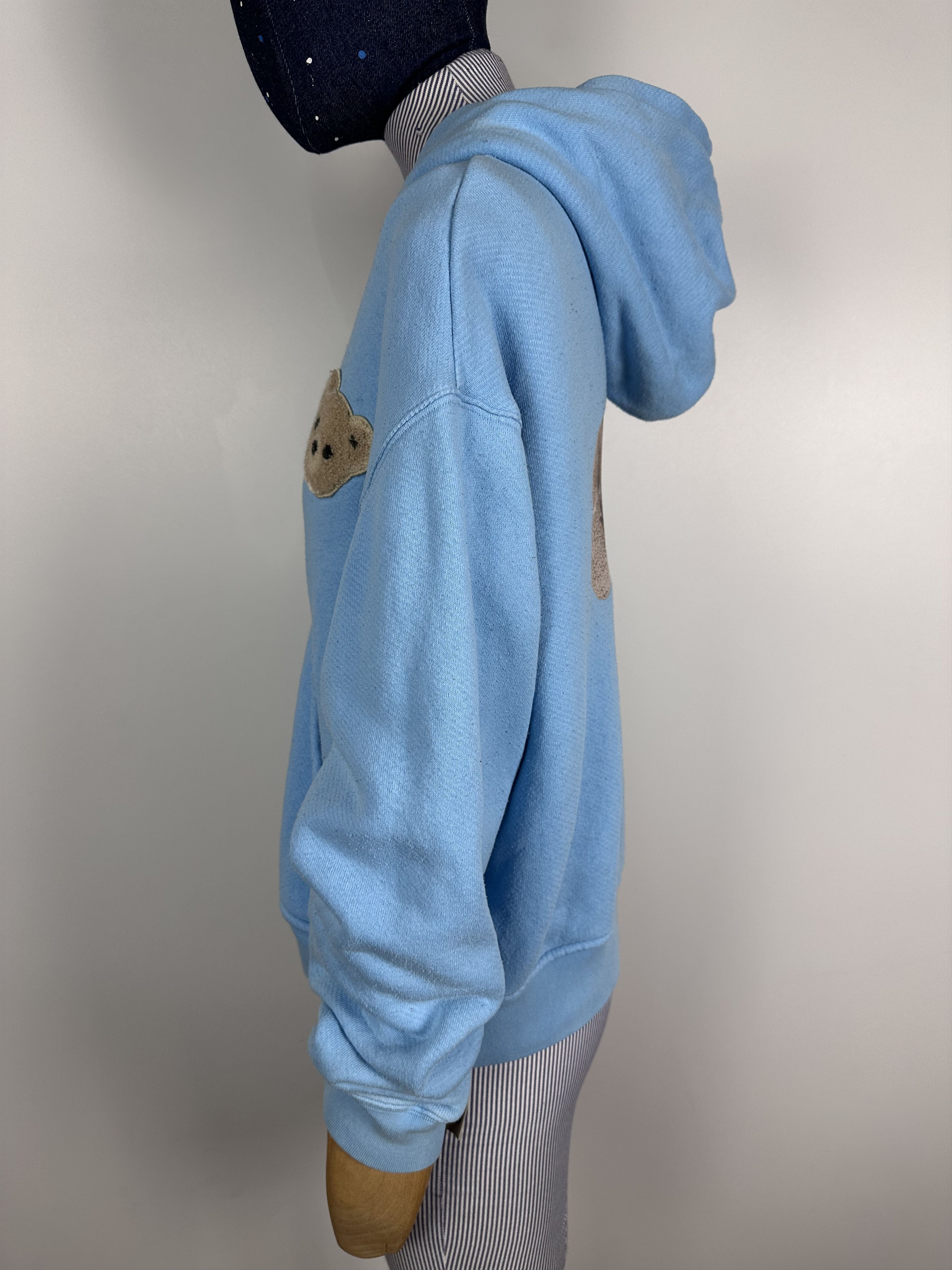Palm Angels Palm Angels BEAR HOODIE Youth Kids Blue Size 12 Size S / US 4 / IT 40 - 7 Thumbnail