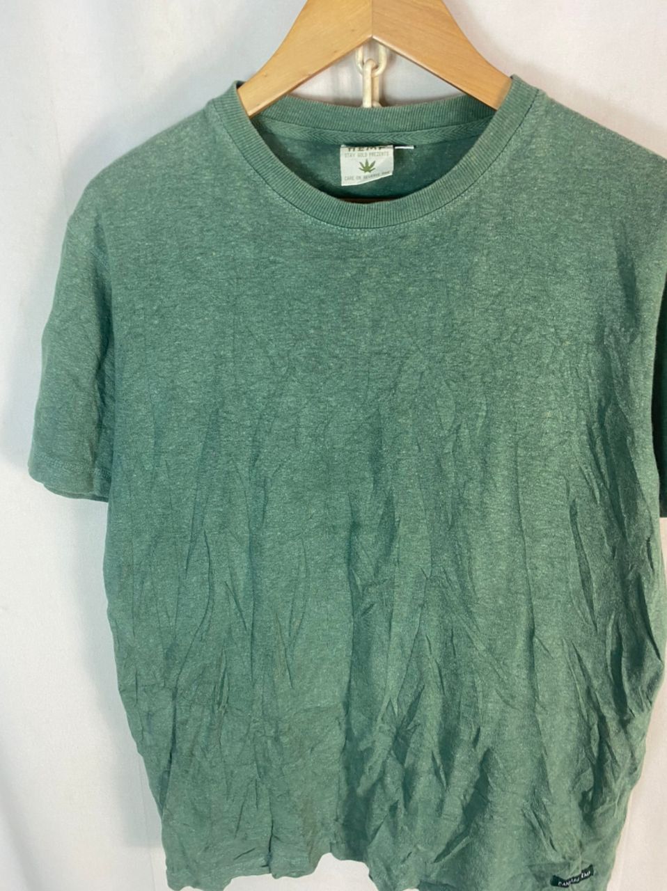 Japanese Brand Cannabis hemp plain tshirt by ahope hemp Size US M / EU 48-50 / 2 - 2 Thumbnail