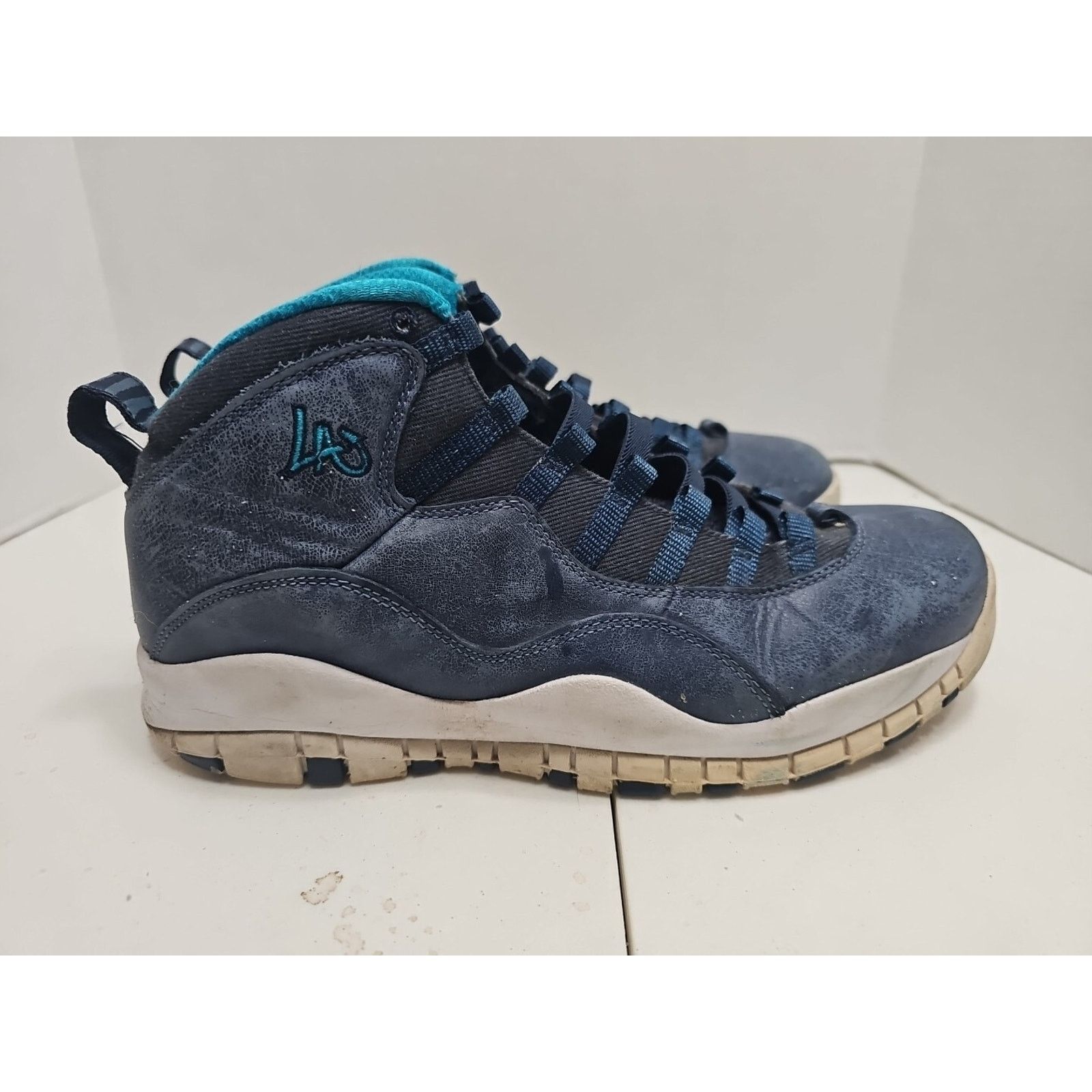 Jordan Brand Nike Air Jordan 10 X Retro LA Los Angeles Size 10 2016 3 Men Size US 10 / EU 43 - 6 Thumbnail