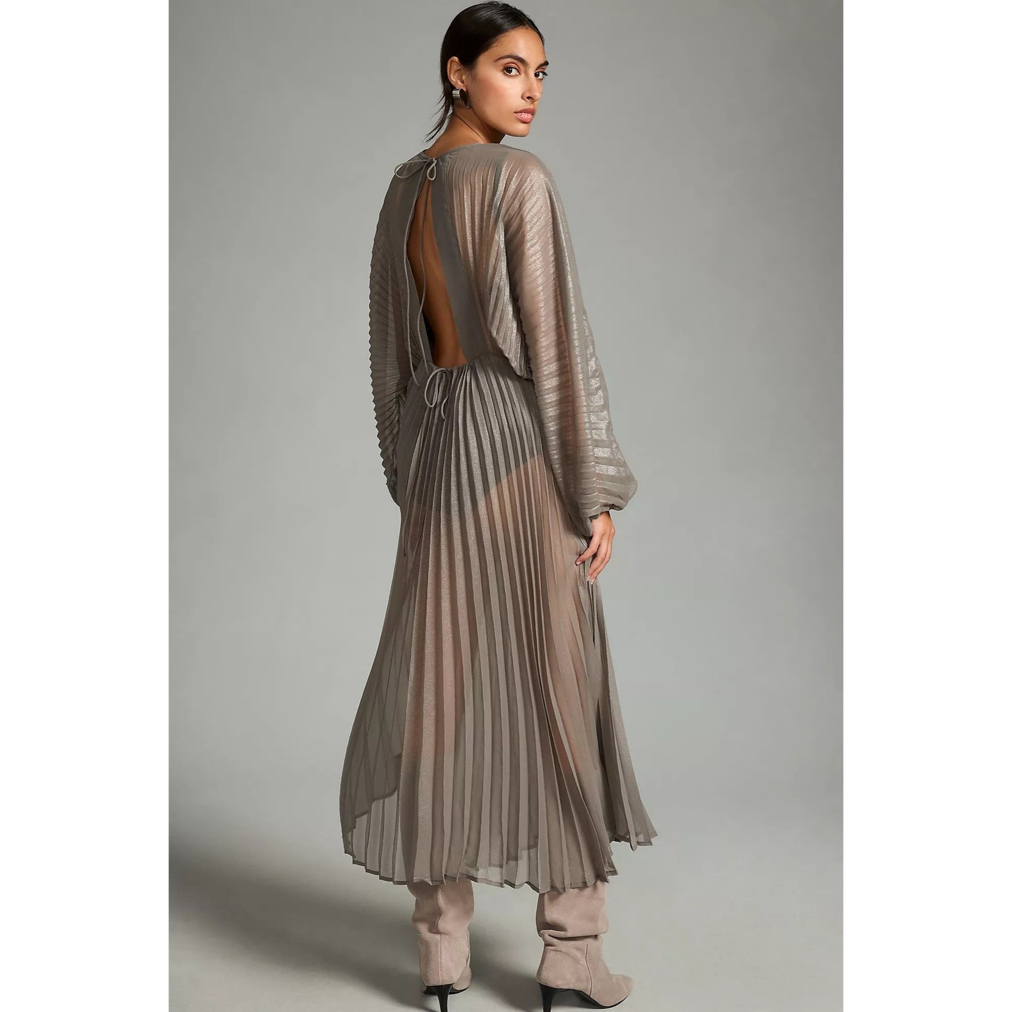 Anthropologie Anthropologie Pleated Kaftan Size ONE SIZE - 2 Thumbnail