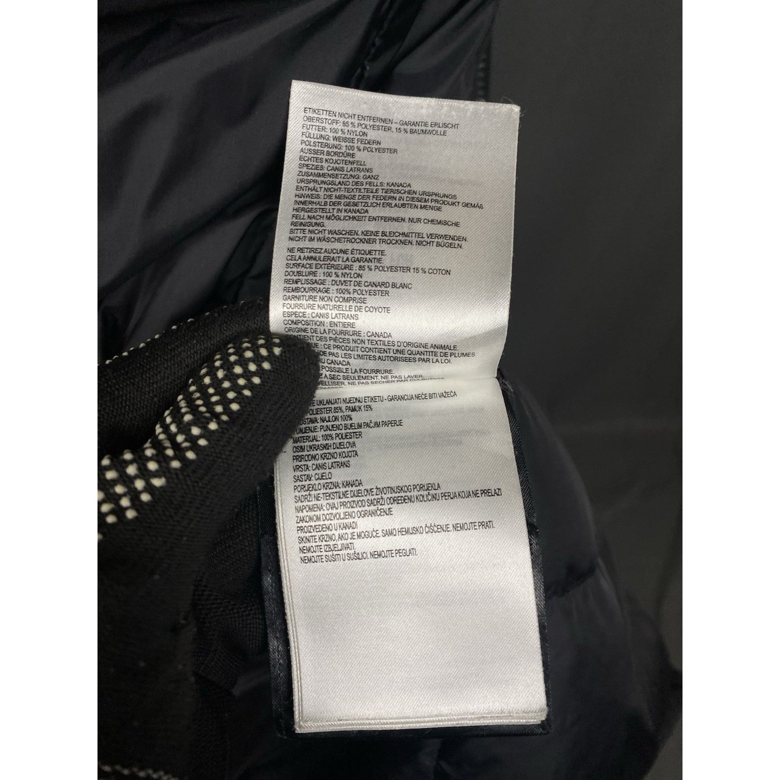 Canada Goose Canada Goose Women's Black Down Insulated Parka Jacket Size Size L / US 10 / IT 46 - 19 Thumbnail