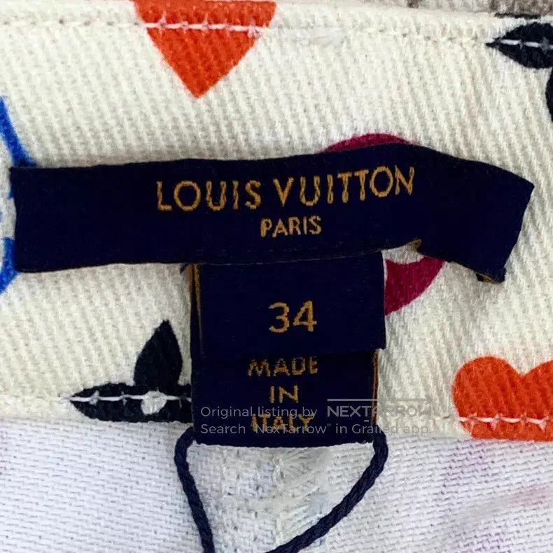 Louis Vuitton Louis Vuitton Beige logo presbyopic full print cotton casu Size US 34 / EU 50 - 6 Thumbnail