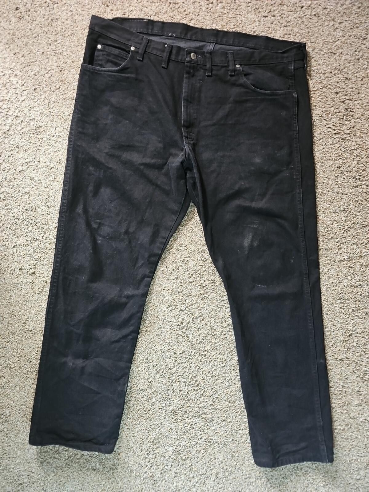 Wrangler Wrangler Rugged Wear Black Jeans 44x32 Size US 44 / EU 60 - 1 Thumbnail