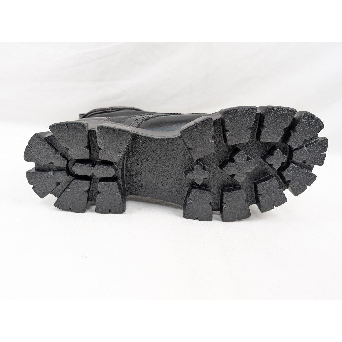 o1rshd1 Strapped Pouch Combat Boots 13 Prada - 13.5 US