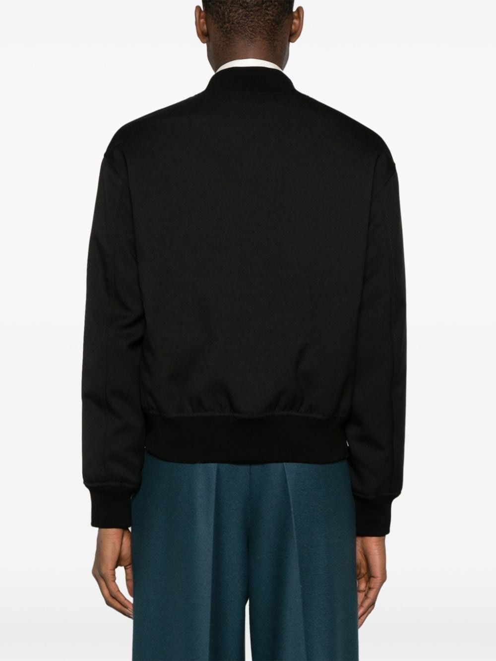 Jil Sander o1w1db10825 Bomber Jacket in Black Size US M / EU 48-50 / 2 - 4 Thumbnail