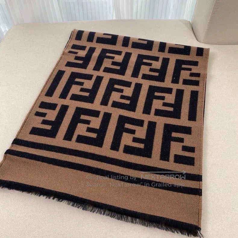 Fendi Fendi size 180*35cm Wool scarf Size ONE SIZE - 3 Thumbnail
