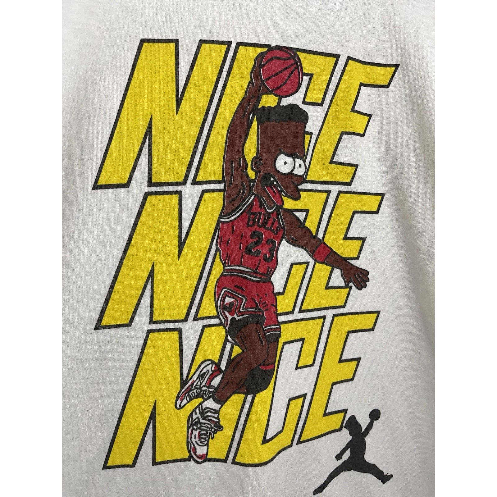 Other Vintage 90s Bart Simpson Michael Jordan 23 Bulls Parody T-Sh Size US L / EU 52-54 / 3 - 5 Thumbnail