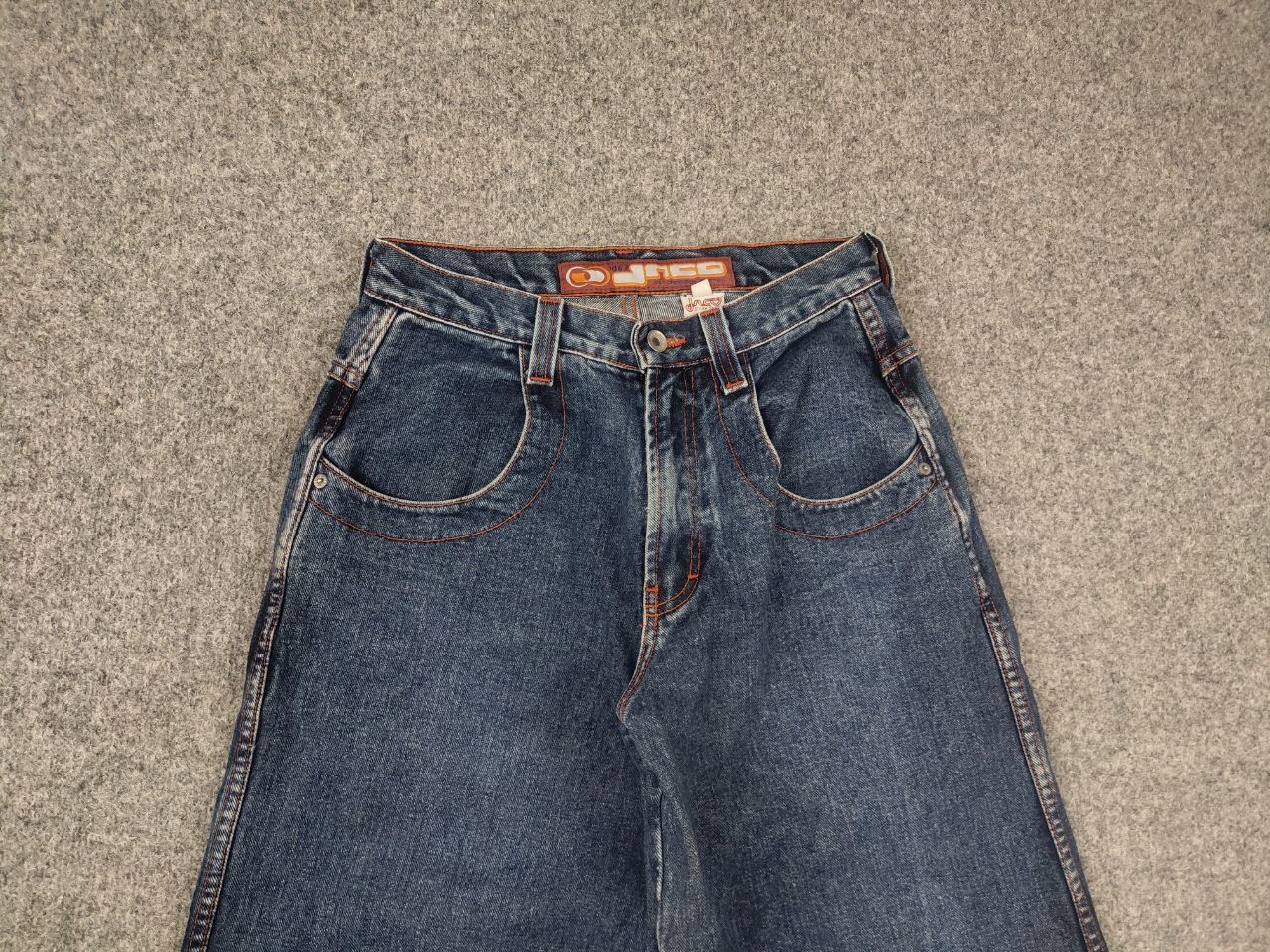 JNCO Rare Vintage 90's Jnco Girlie‎ Double Barrel Wide Leg Jeans Size US 29 - 5 Thumbnail