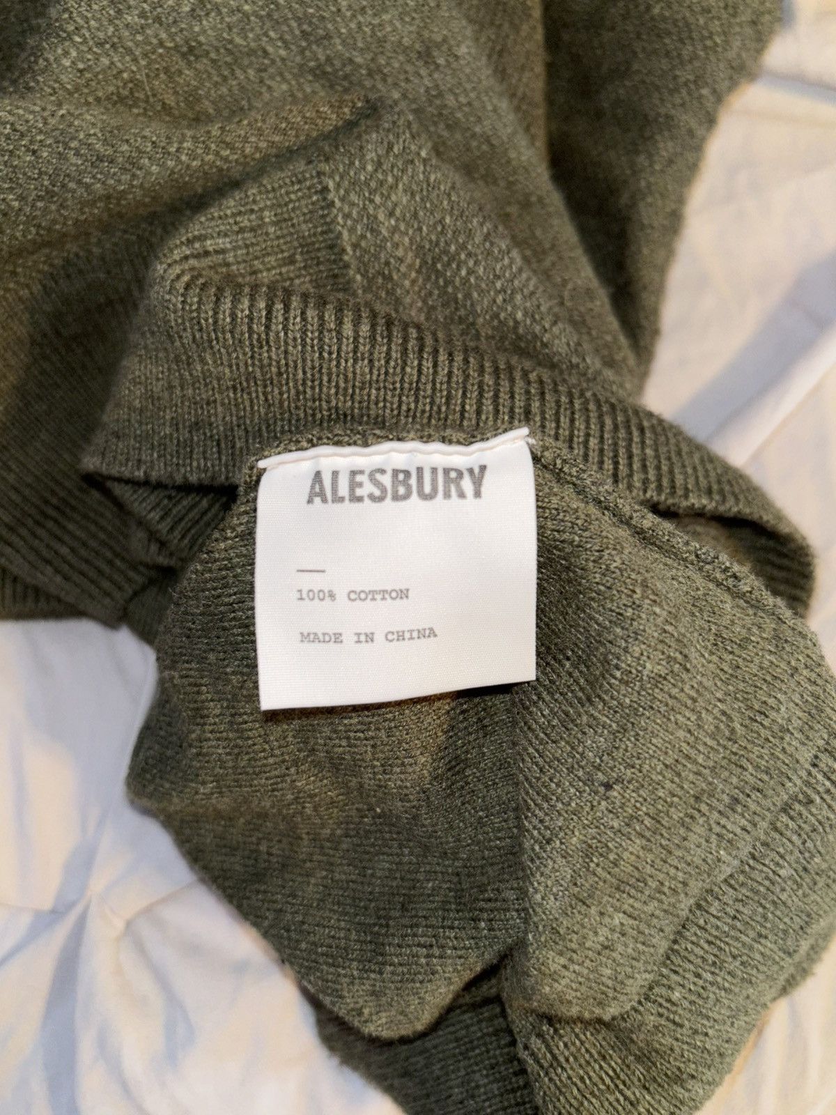 Vintage Alesbury Size Large Green Sweater Size US L / EU 52-54 / 3 - 4 Thumbnail