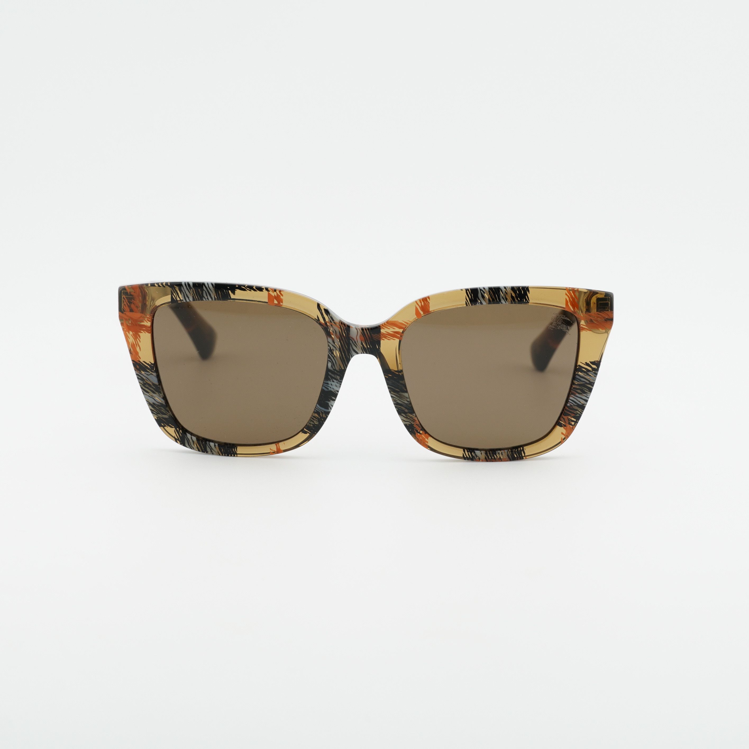 Burberry Burberry BE4487 416373 Sunglasses Brown/Vintage Check Square Size ONE SIZE - 3 Thumbnail