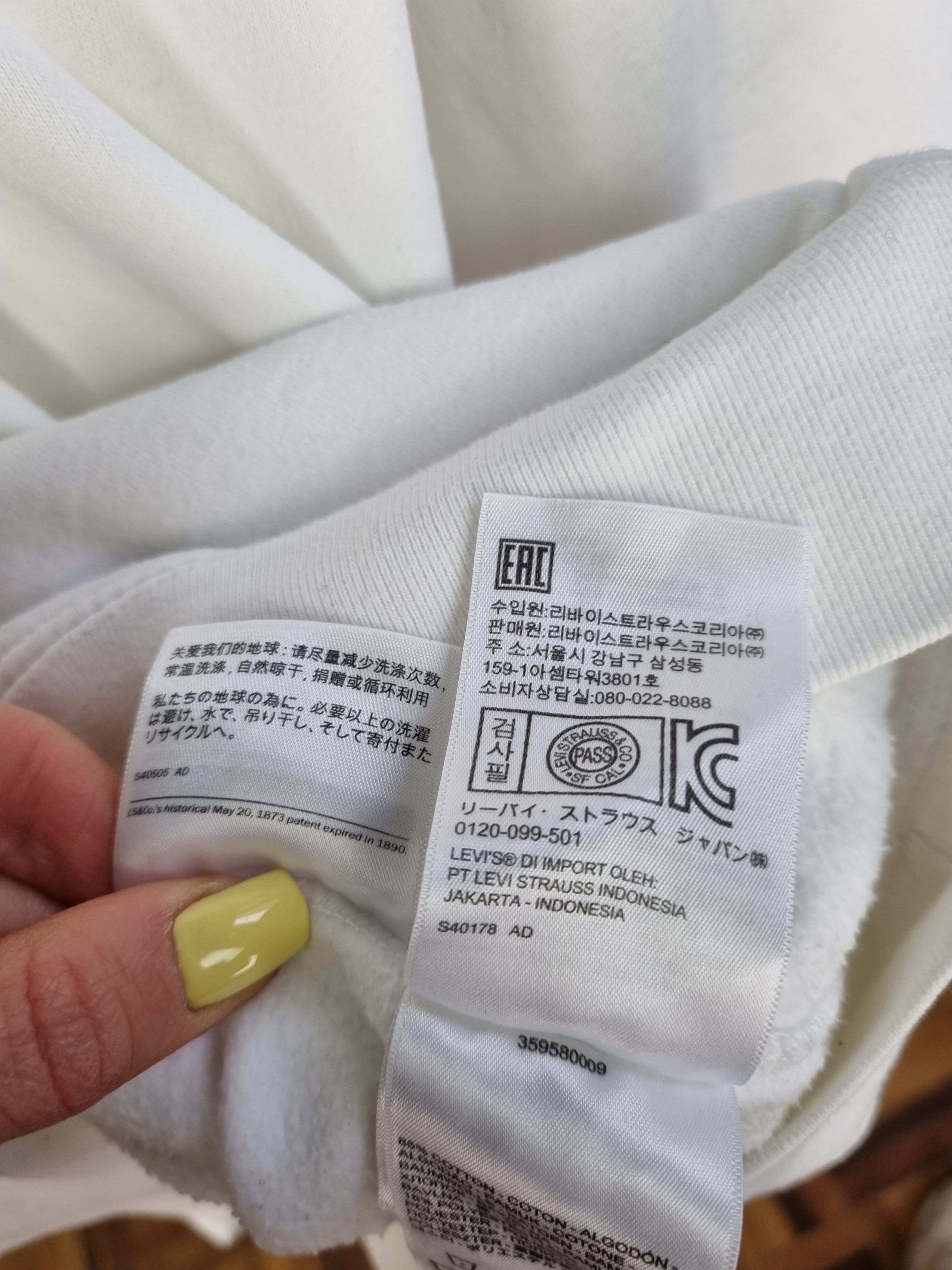 Levi's × Levi's Vintage Clothing Rare Box Logo Levi's Vintage White Hoodie Size US M / EU 48-50 / 2 - 16 Thumbnail